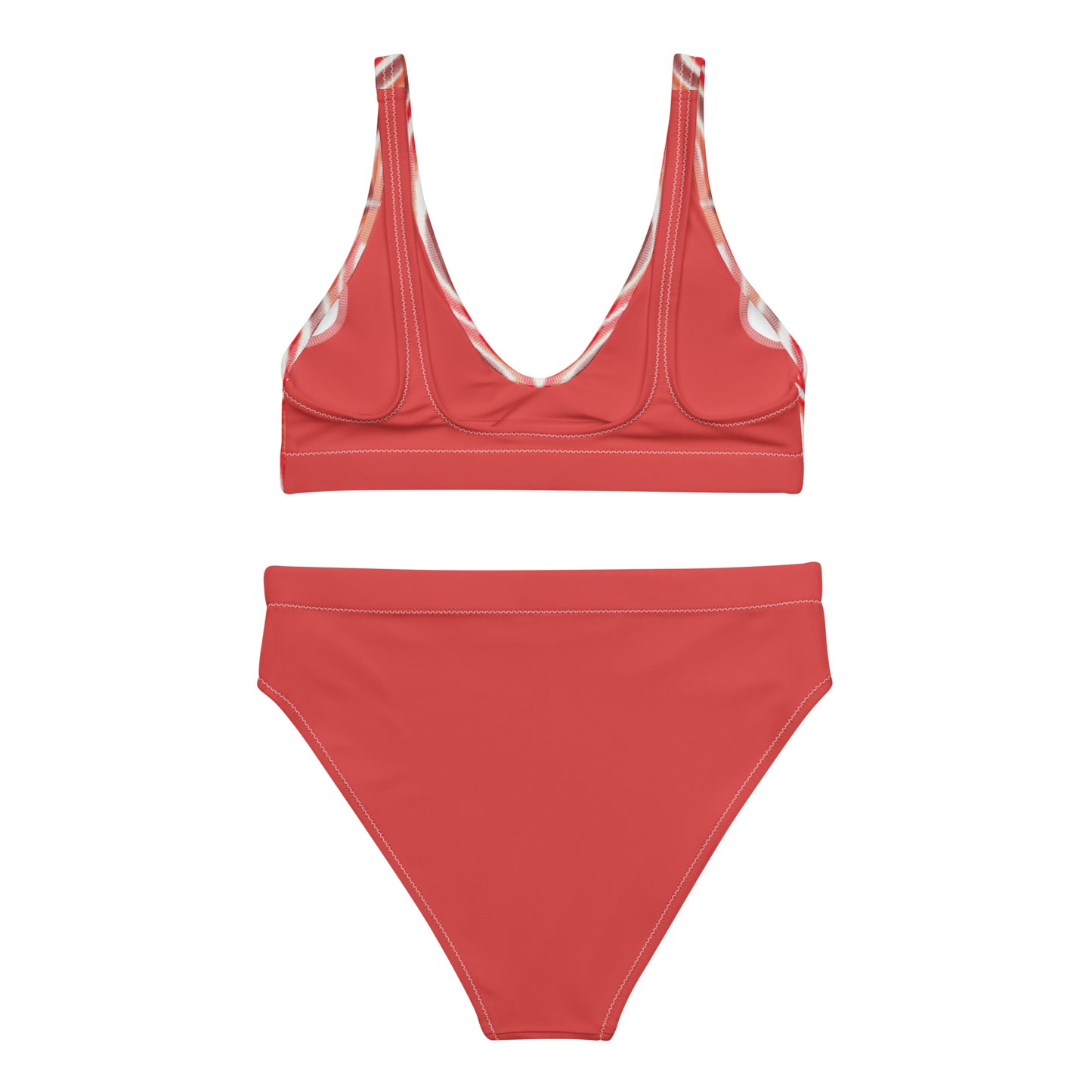 High Waisted Bikini Womens Mix and Match Patterns and Solid Colours (Glamourange 003 Model)