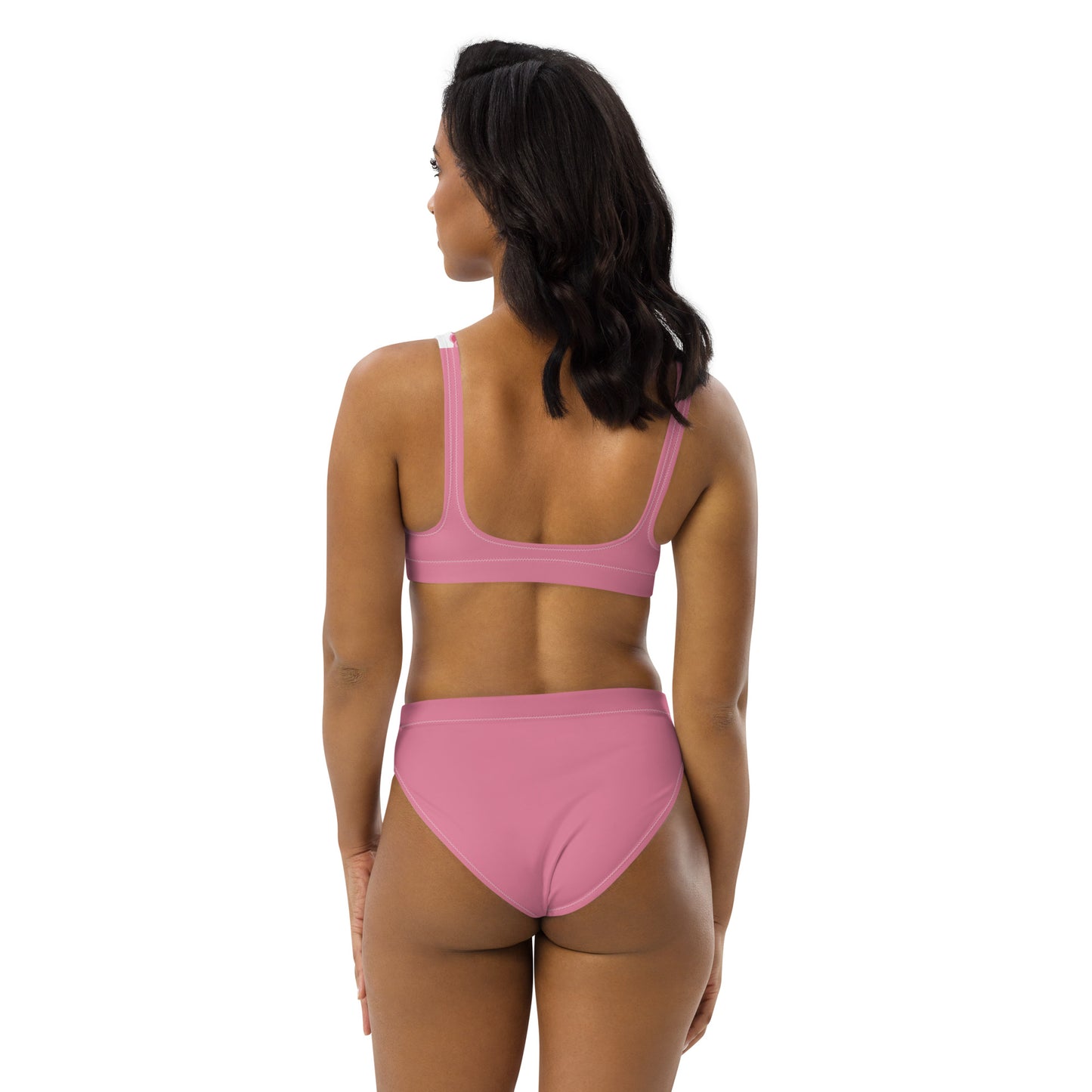 High Waisted Bikini Womens Mix and Match Patterns and Solid Colours (Glamourange 004 Model)