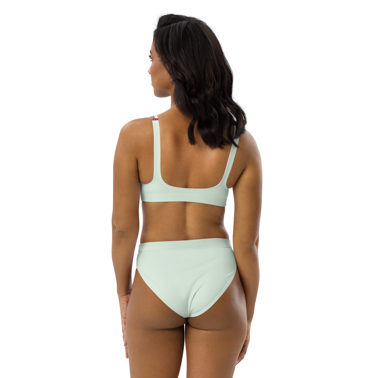 High Waisted Bikini Womens Mix and Match Patterns and Solid Colours (Glamourange 0018 Model)