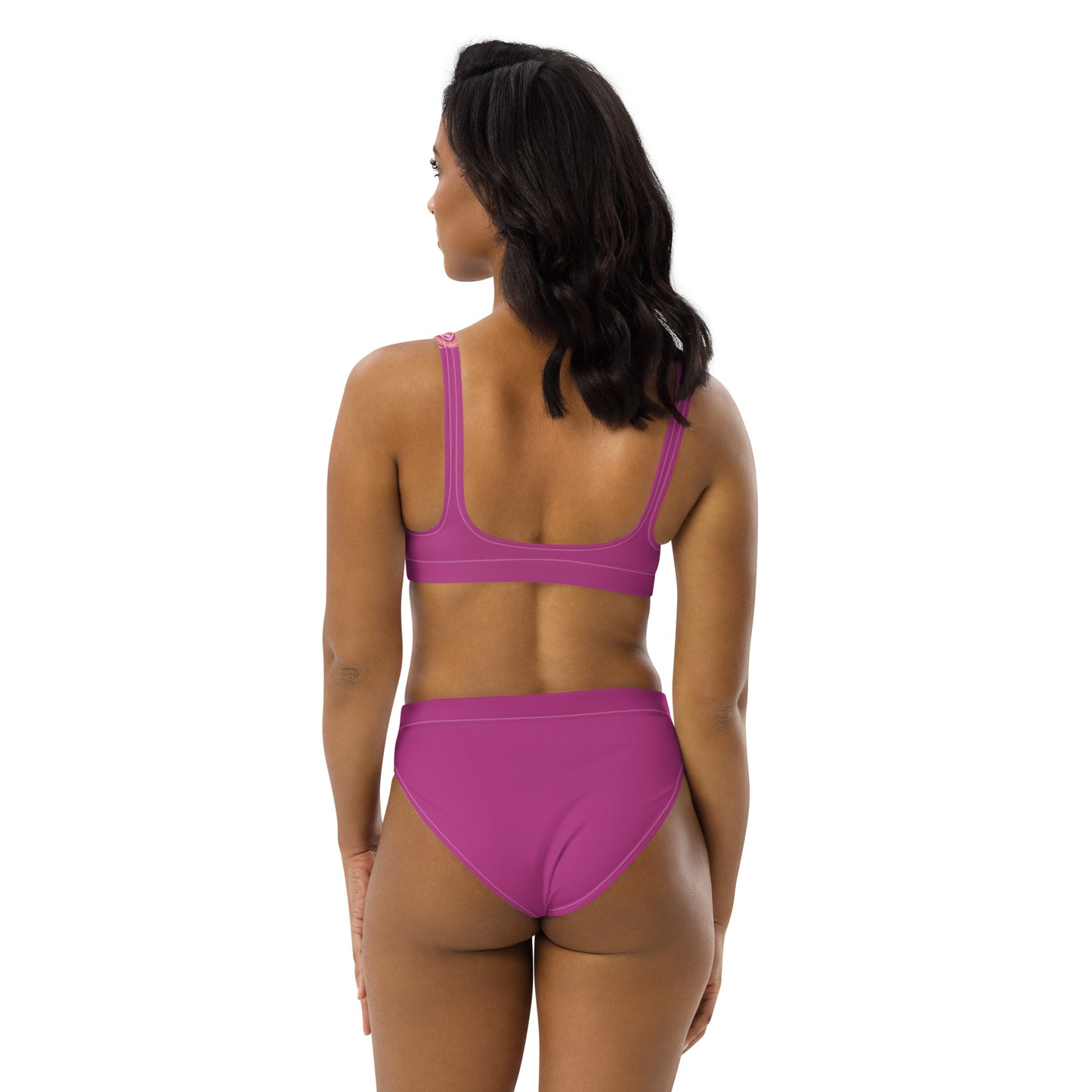 High Waisted Bikini Womens Mix and Match Patterns and Solid Colours (Glamourange 0022 Model)