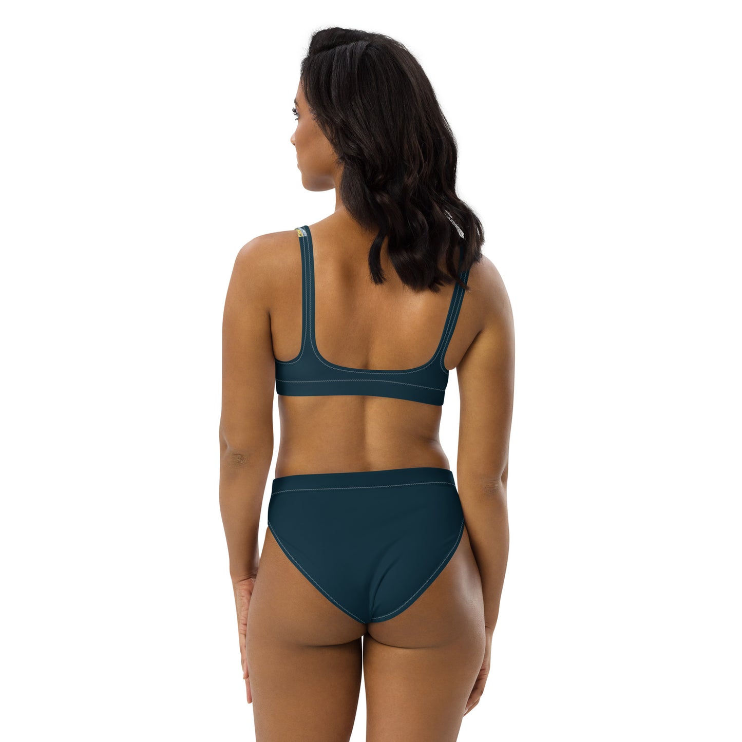 High Waisted Bikini Womens Mix and Match Patterns and Solid Colours (Glamourange 0030 Model)