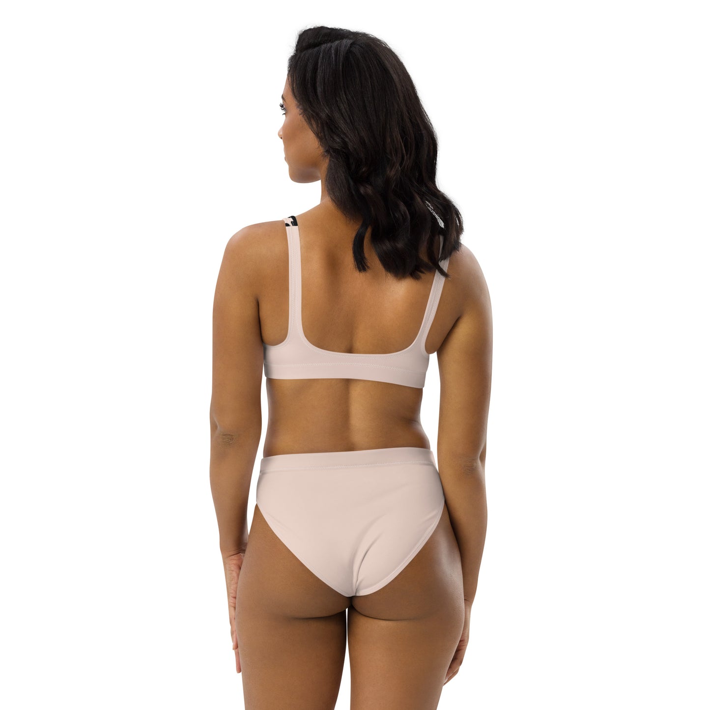 High Waisted Bikini Womens Mix and Match Patterns and Solid Colours (Glamourange 0038 Model)