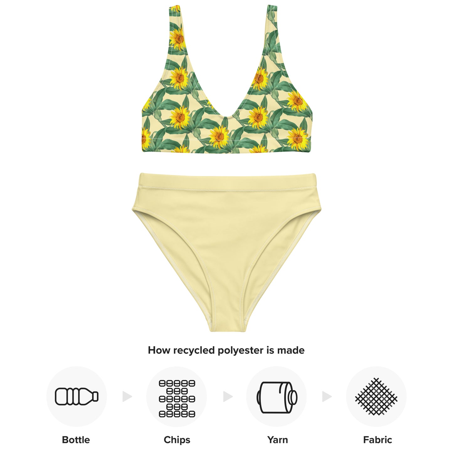 High Waisted Bikini Womens Mix and Match Patterns and Solid Colours (Glamourange 0012 Model)