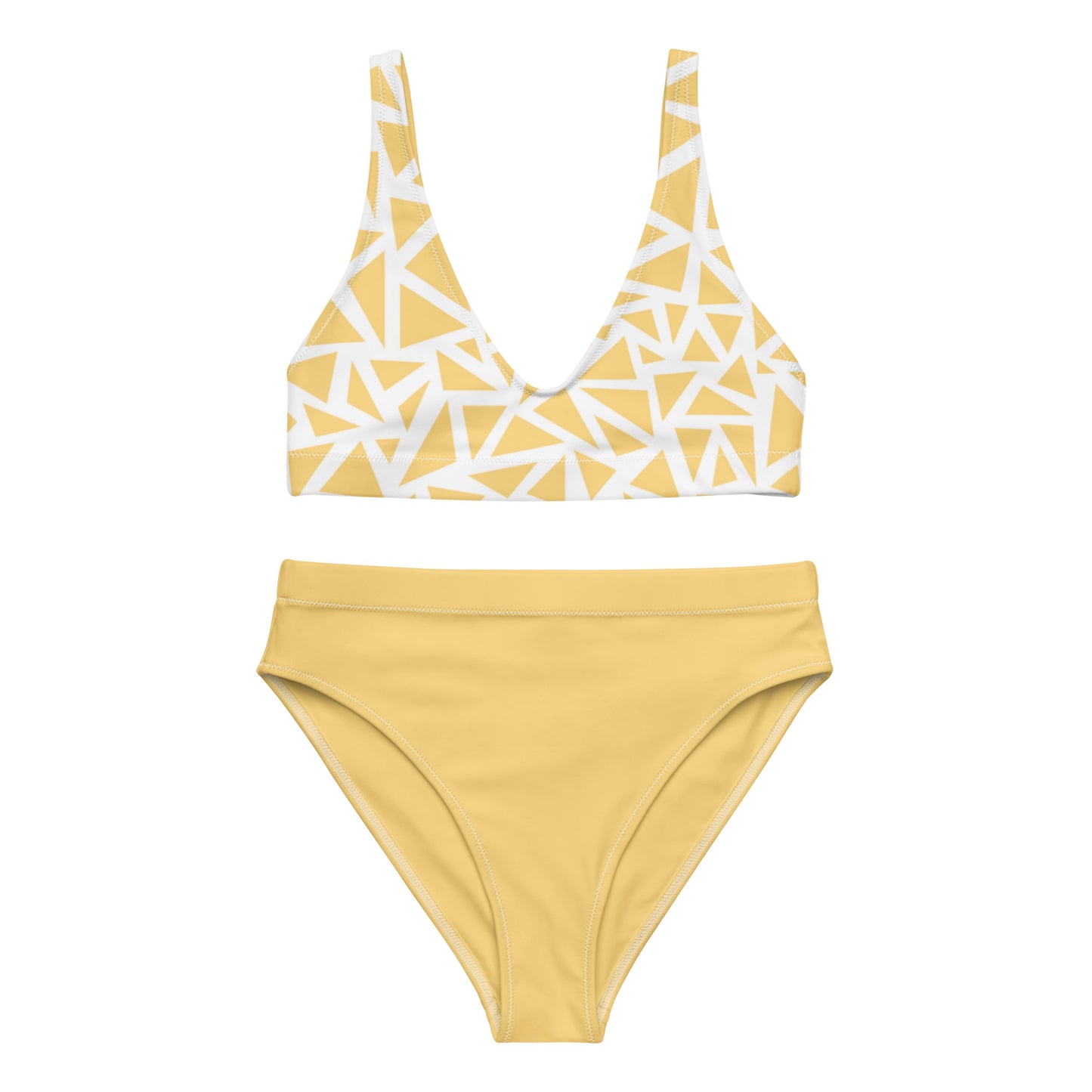 High Waisted Bikini Womens Mix and Match Patterns and Solid Colours (Glamourange 002 Model)