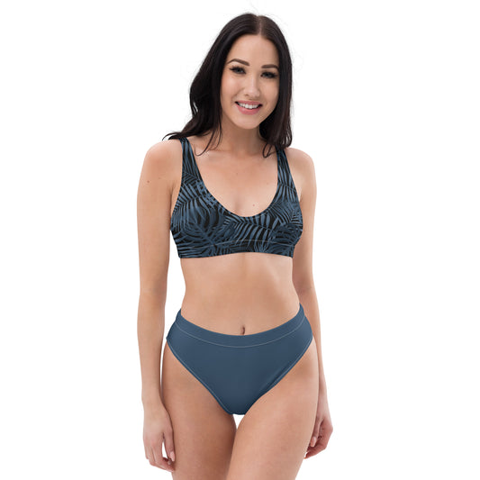 High Waisted Bikini Womens Mix and Match Patterns and Solid Colours (Glamourange 005 Model)