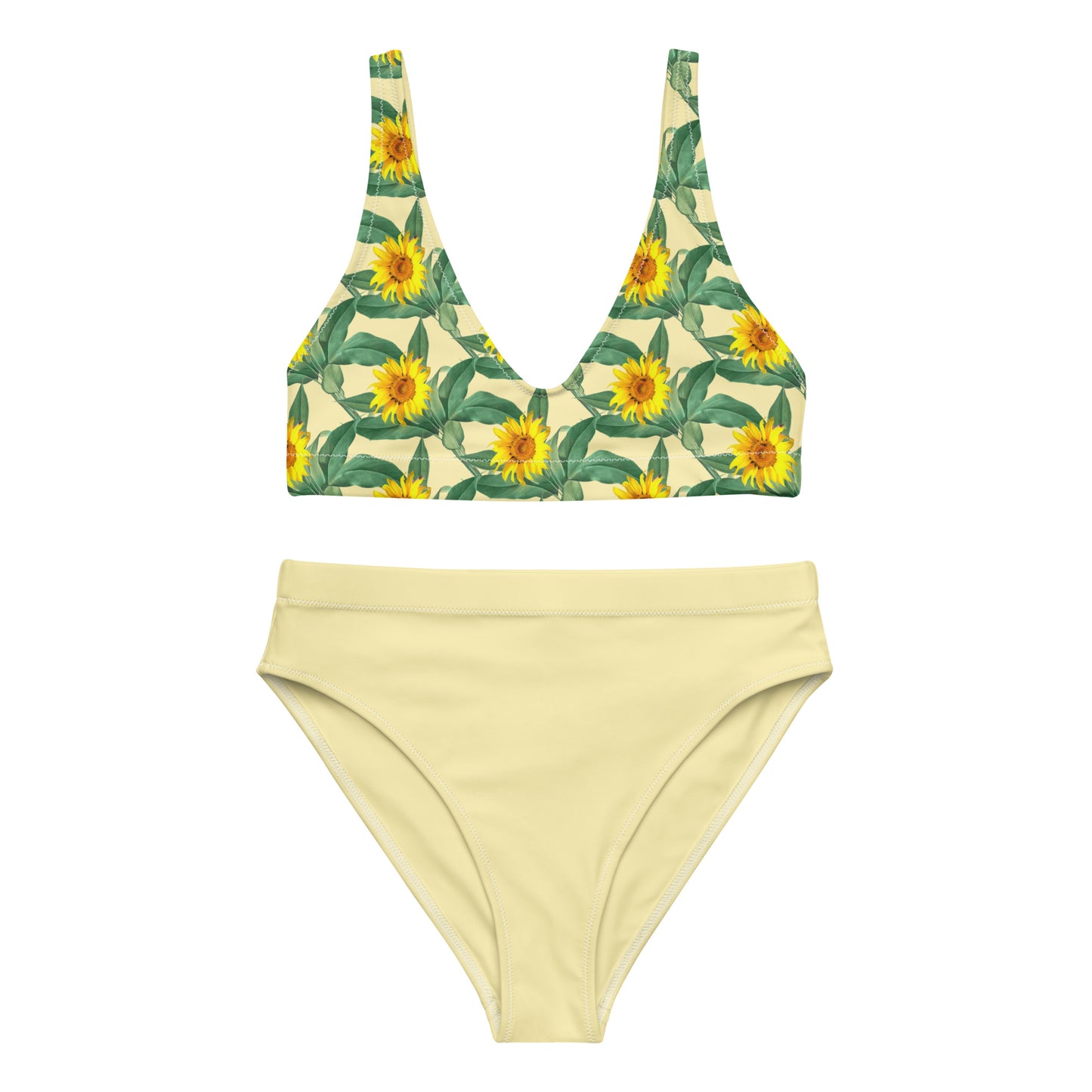 High Waisted Bikini Womens Mix and Match Patterns and Solid Colours (Glamourange 0012 Model)