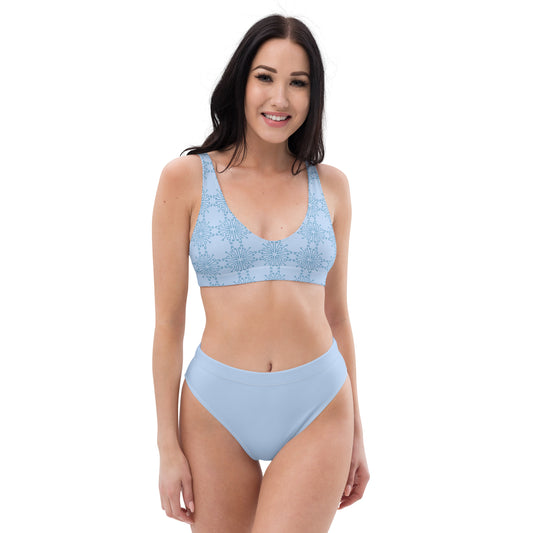 High Waisted Bikini Womens Mix and Match Patterns and Solid Colours (Glamourange 0015 Model)
