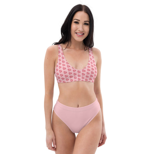 High Waisted Bikini Womens Mix and Match Patterns and Solid Colours (Glamourange 0017 Model)