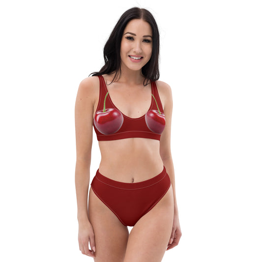 High Waisted Bikini Womens Mix and Match Patterns and Solid Colours (Glamourange 0027 Model)
