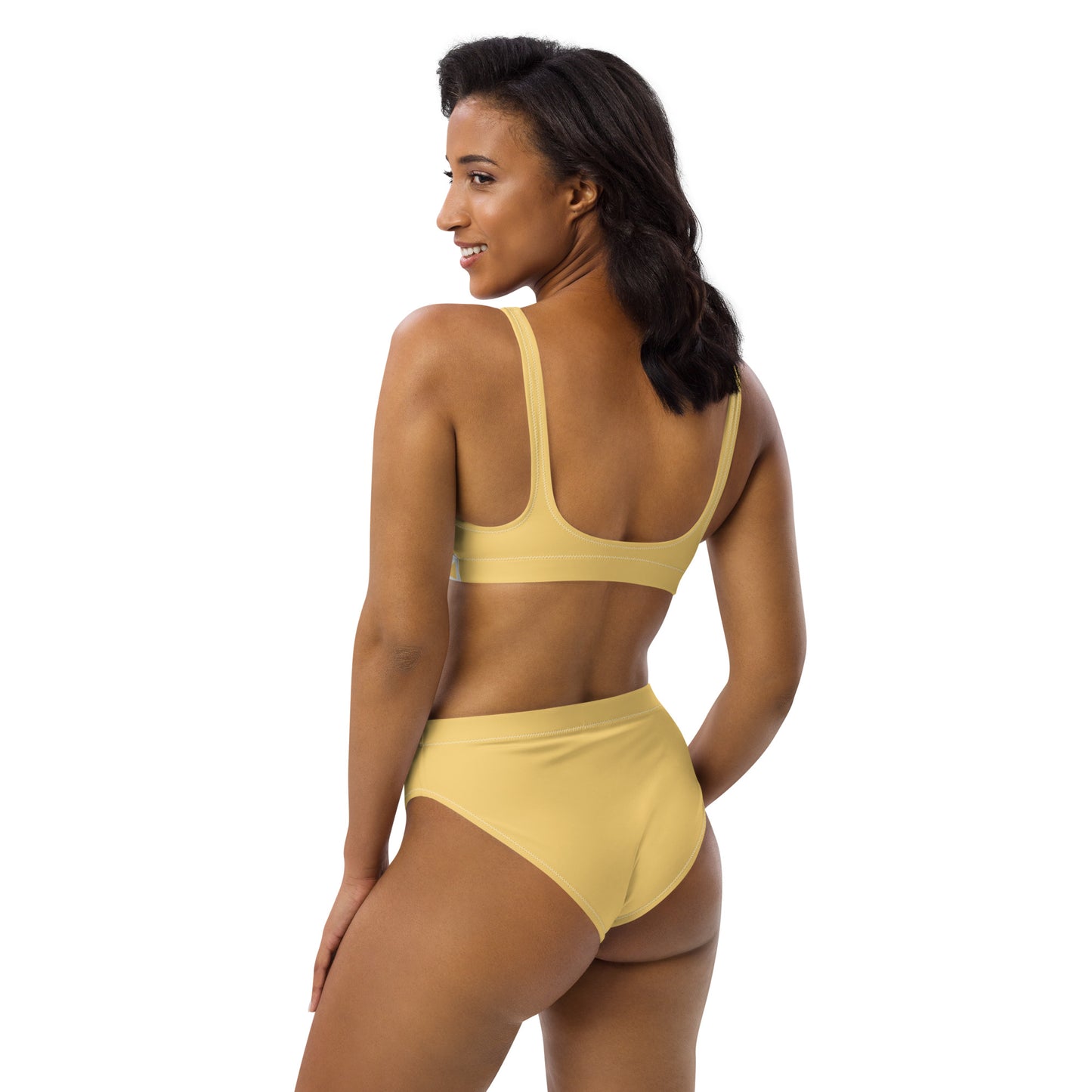 High Waisted Bikini Womens Mix and Match Patterns and Solid Colours (Glamourange 002 Model)