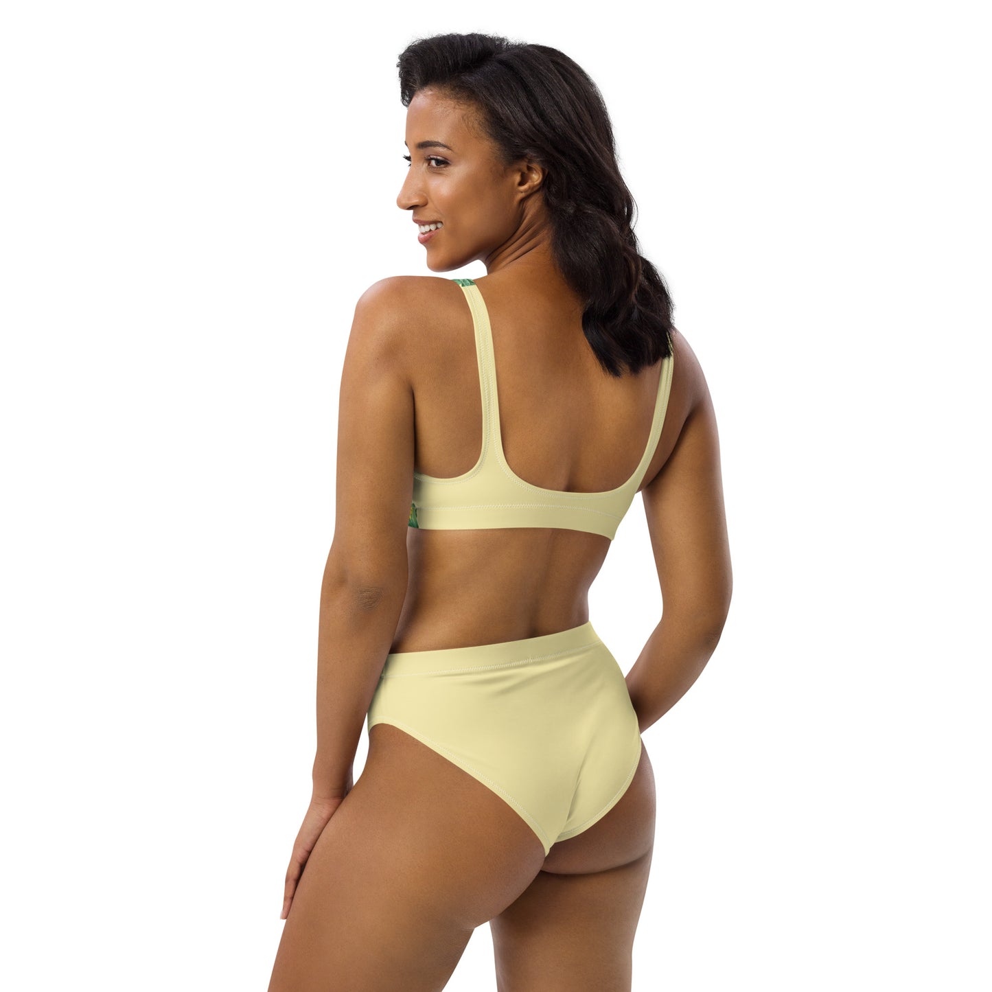 High Waisted Bikini Womens Mix and Match Patterns and Solid Colours (Glamourange 0012 Model)