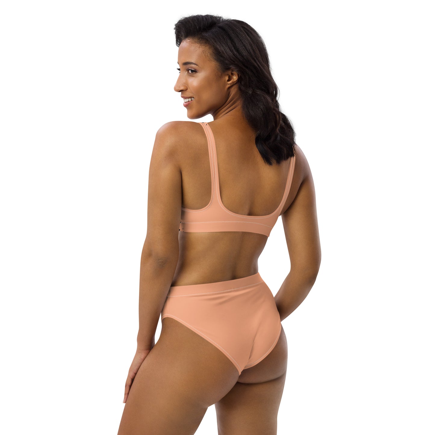 High Waisted Bikini Womens Mix and Match Patterns and Solid Colours (Glamourange 0016 Model)