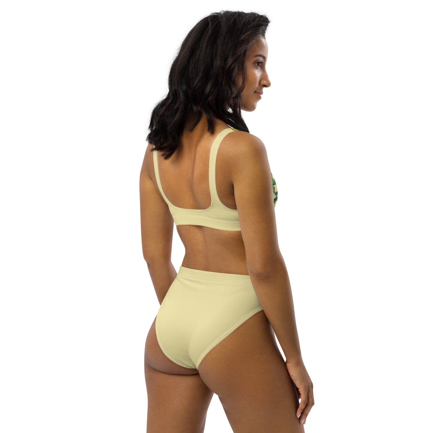 High Waisted Bikini Womens Mix and Match Patterns and Solid Colours (Glamourange 0012 Model)