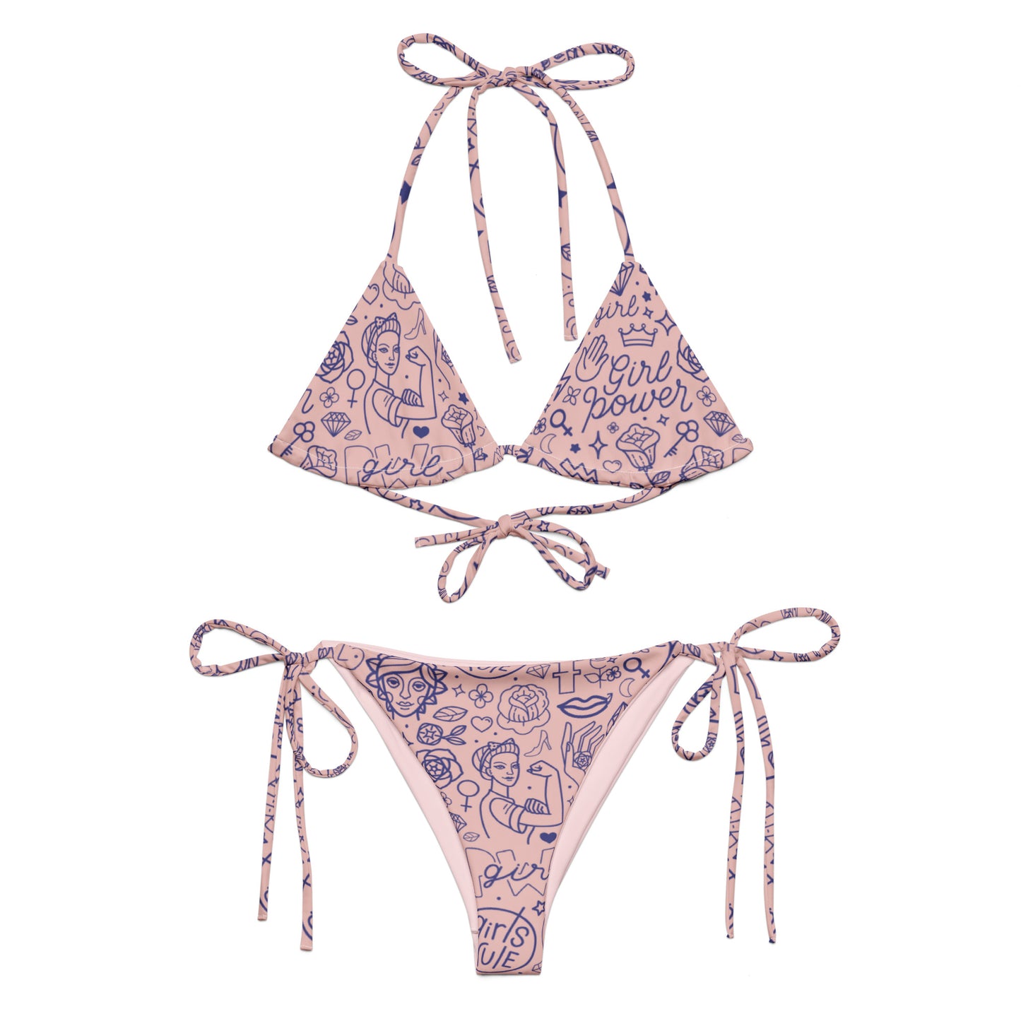 String Bikini (Glamourange Women Swimwear By Patterns - 0015 Model)