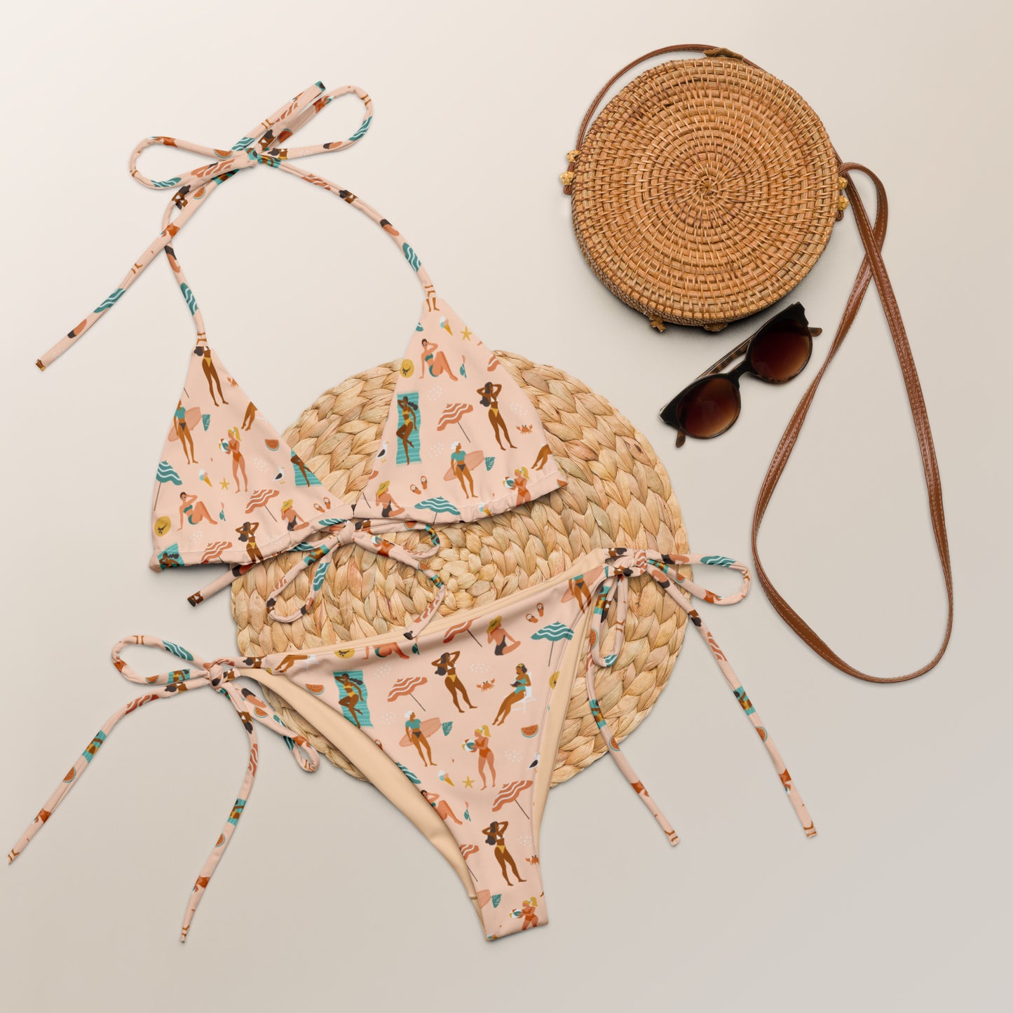 String Bikini (Glamourange Women Swimwear By Patterns - 0016 Model)