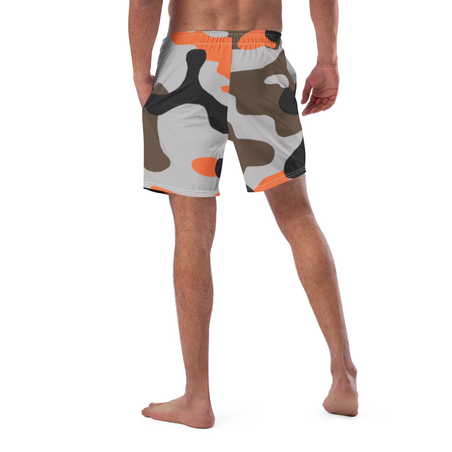 Men's Swim Trunks (Glamourange Mens Swim Trunks By Patterns - 004 Model)