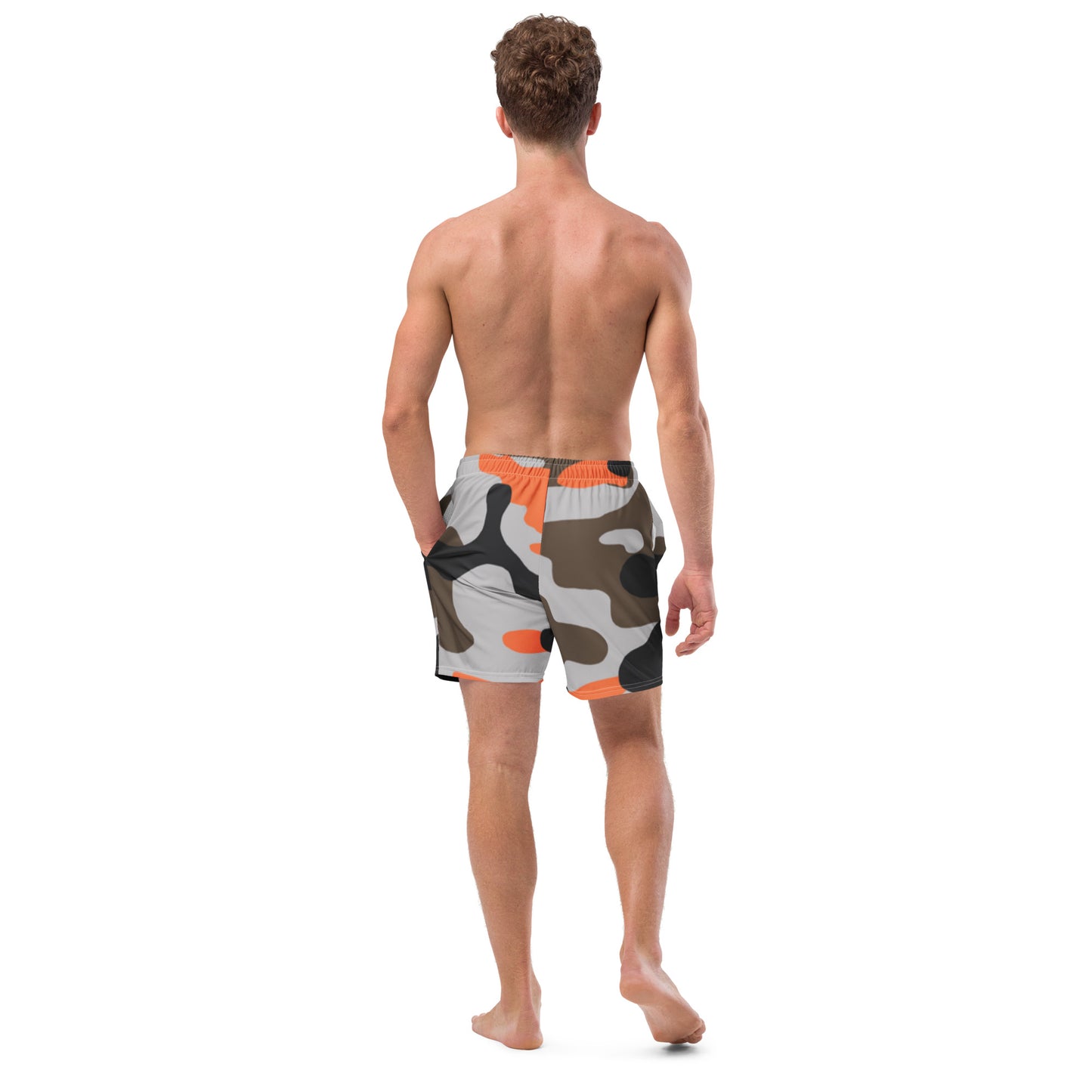 Men's Swim Trunks (Glamourange Mens Swim Trunks By Patterns - 004 Model)