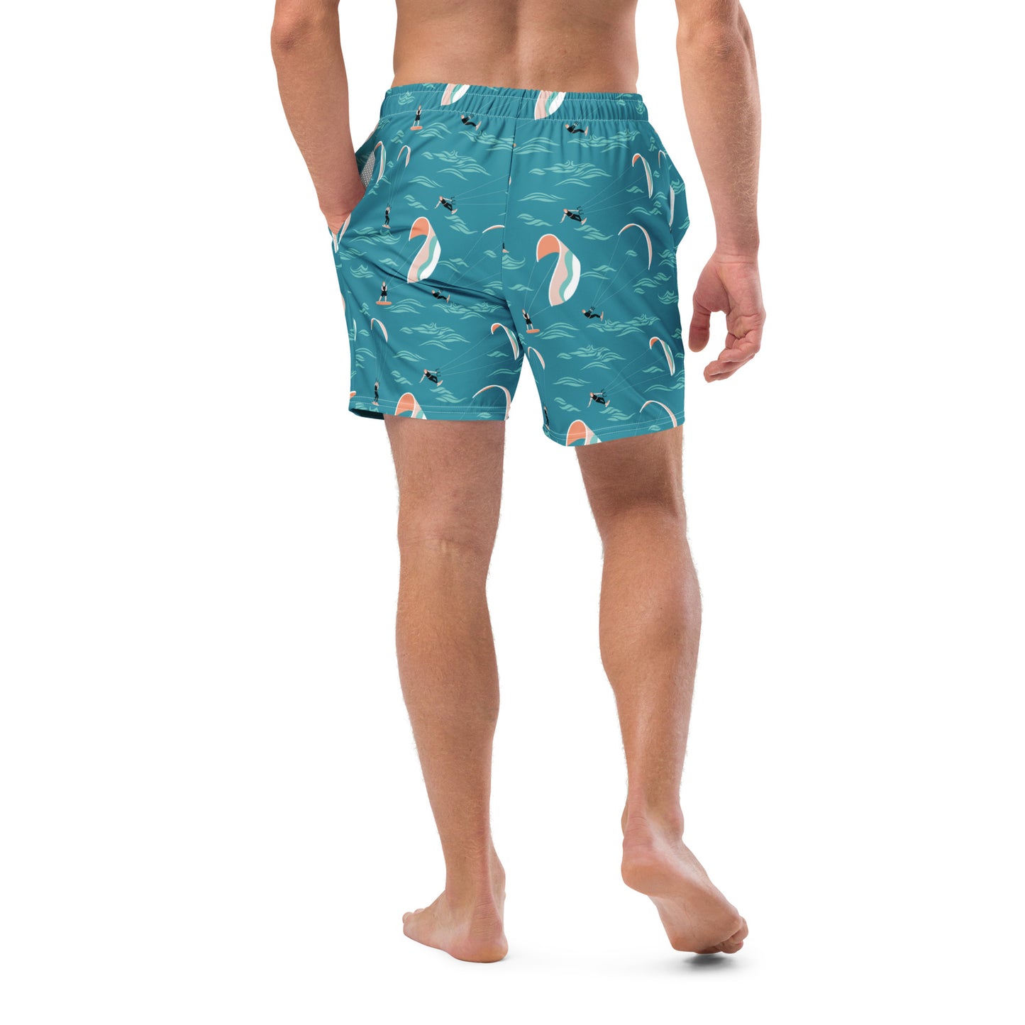 Men's Swim Trunks (Glamourange Mens Swim Trunks By Patterns - 006 Model)