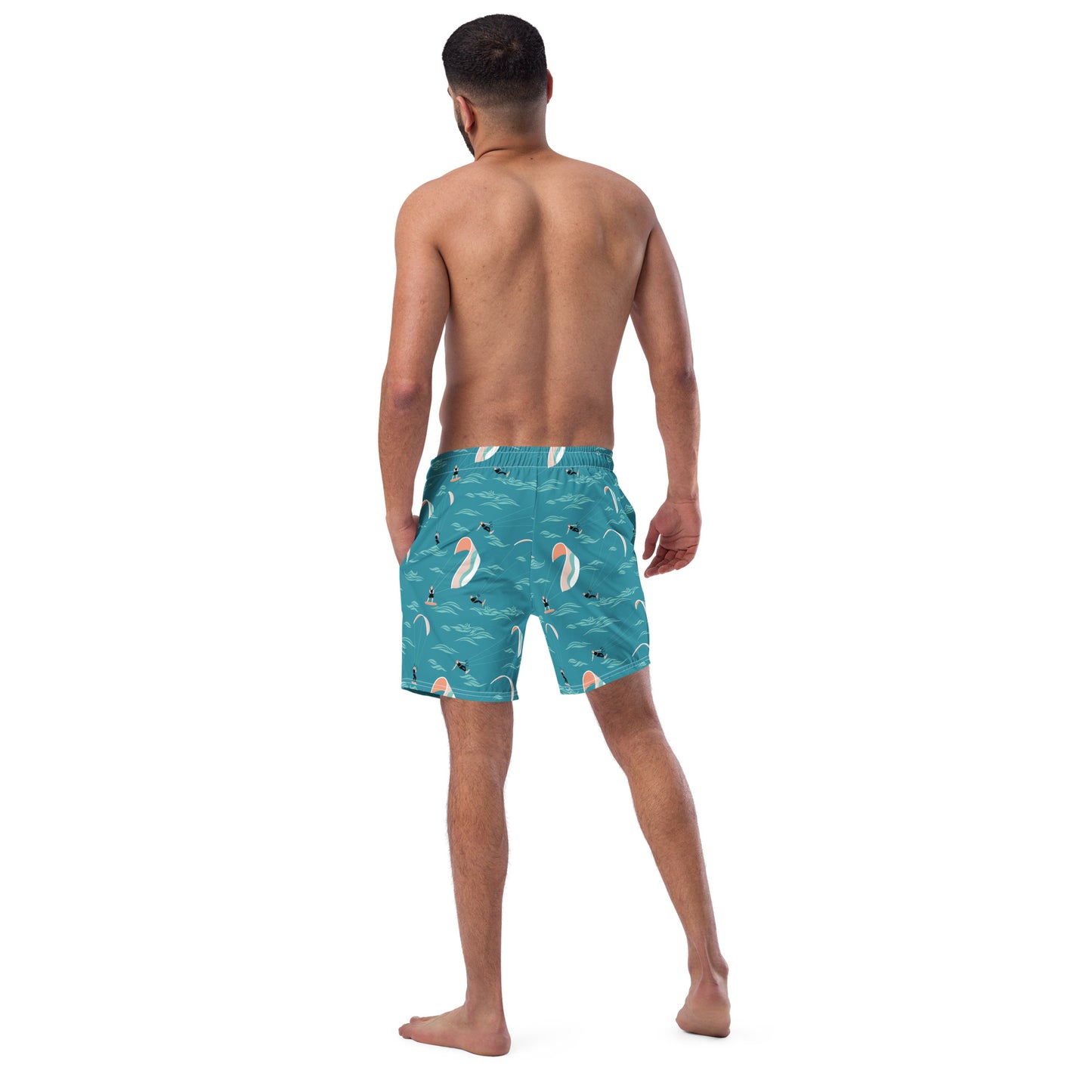 Men's Swim Trunks (Glamourange Mens Swim Trunks By Patterns - 006 Model)