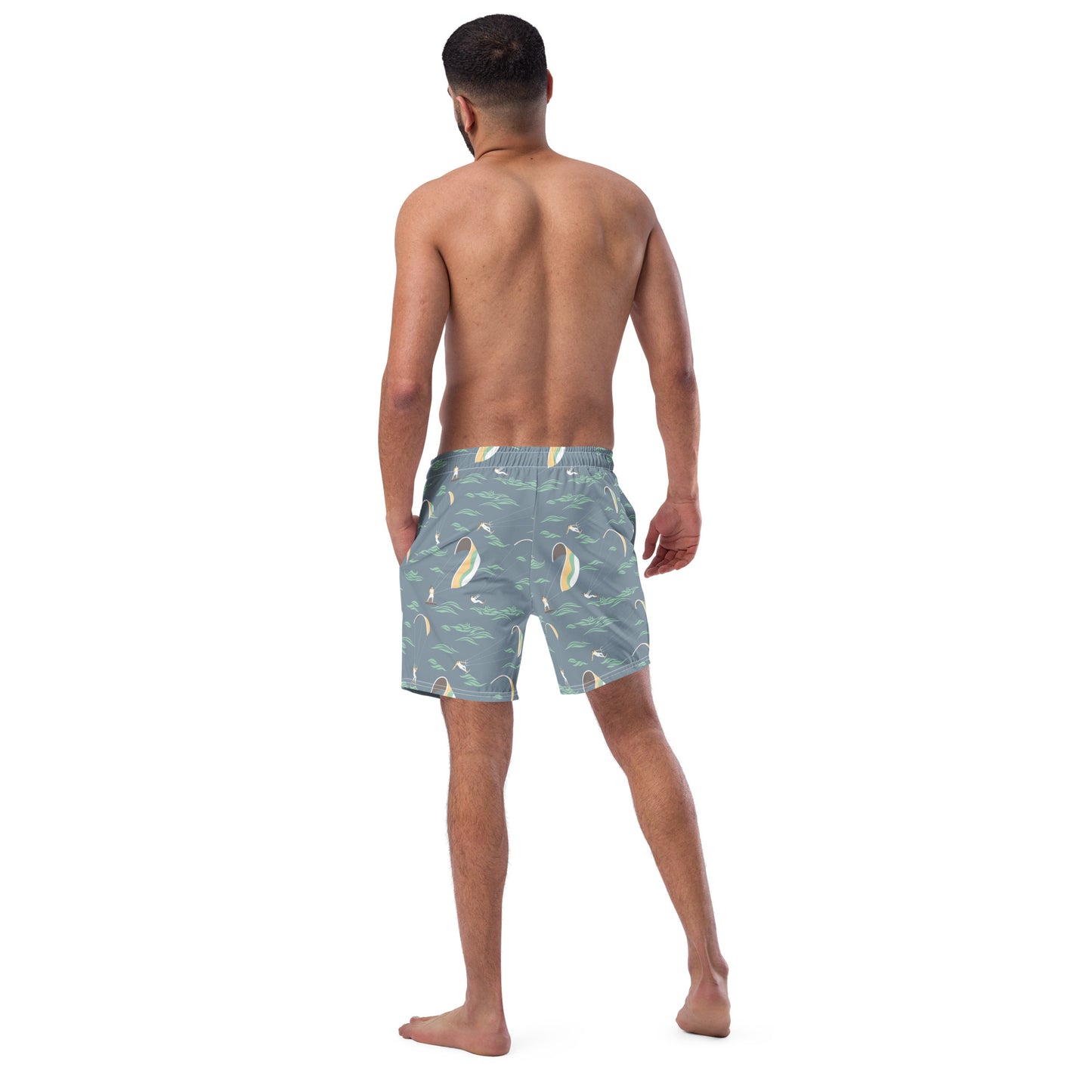 Men's Swim Trunks (Glamourange Mens Swim Trunks By Patterns - 007 Model)