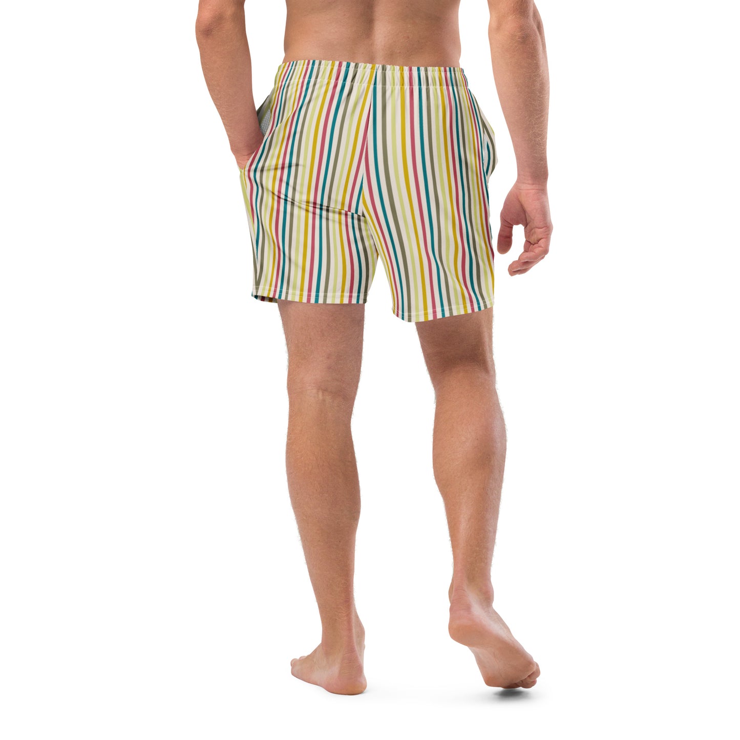 Men's Swim Trunks (Glamourange Mens Swim Trunks By Patterns - 0011 Model)