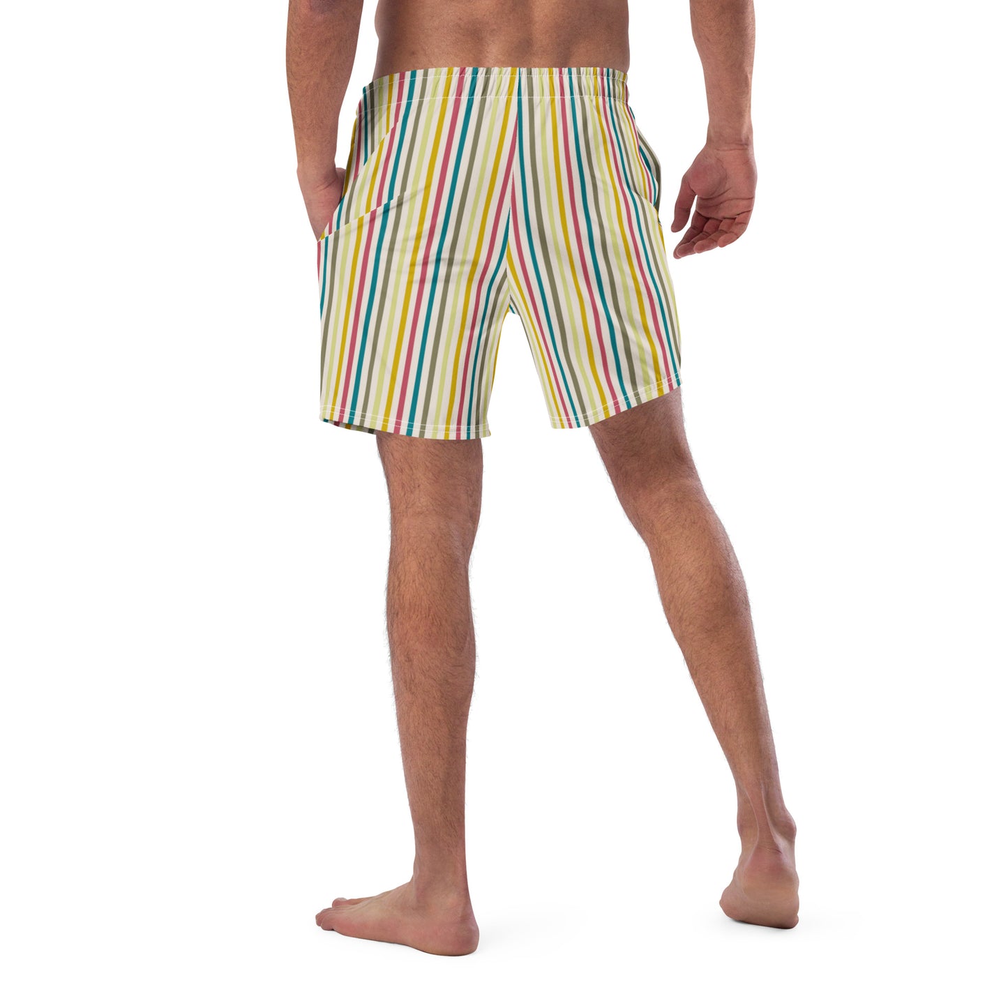 Men's Swim Trunks (Glamourange Mens Swim Trunks By Patterns - 0011 Model)