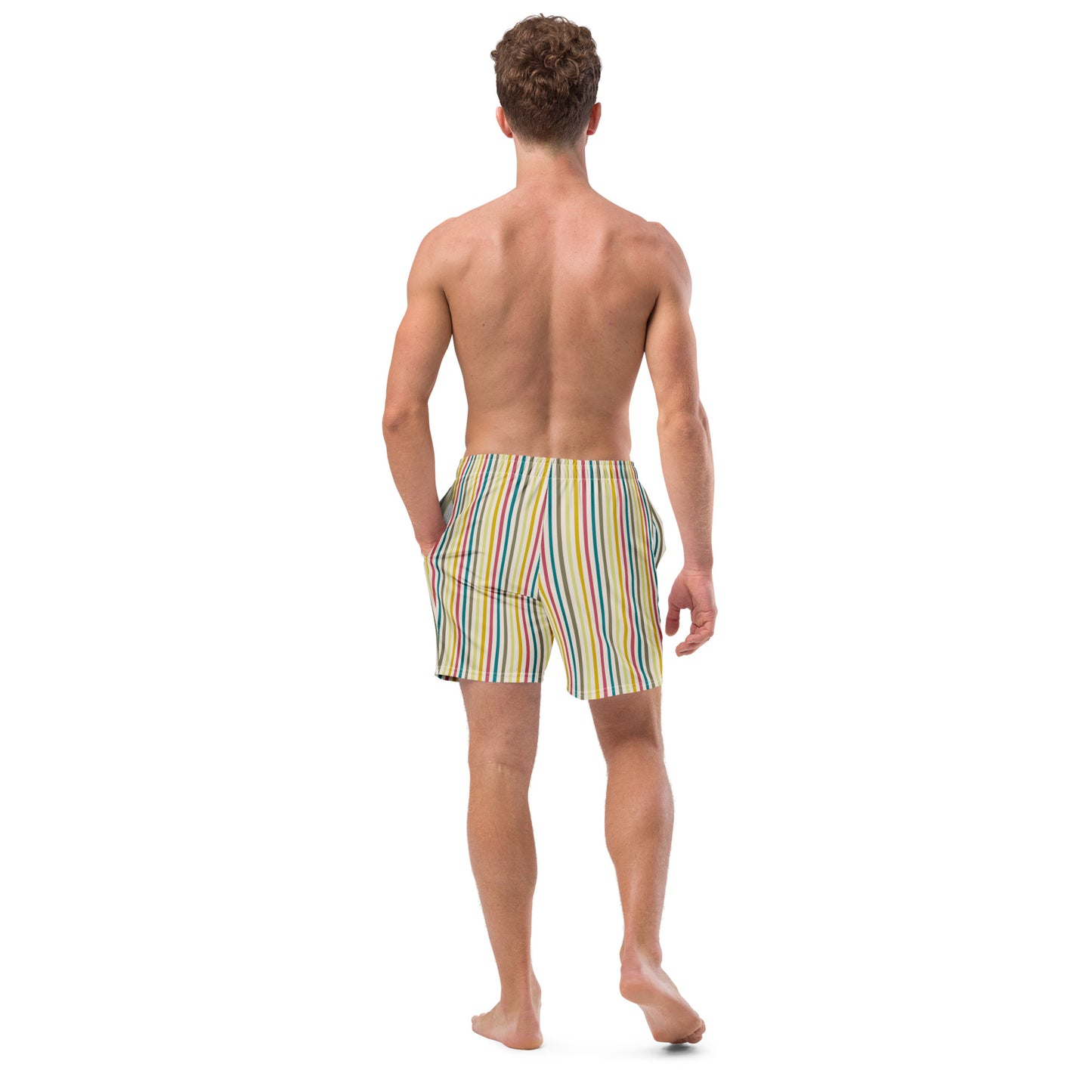 Men's Swim Trunks (Glamourange Mens Swim Trunks By Patterns - 0011 Model)