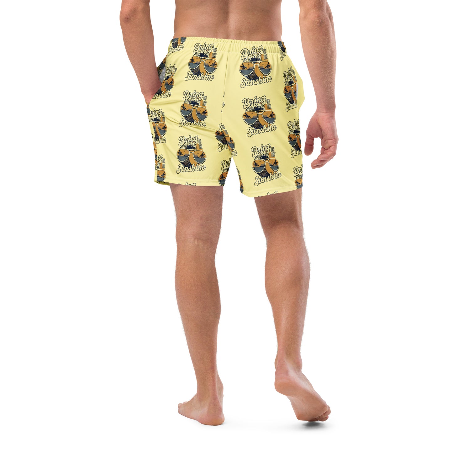 Men's Swim Trunks (Glamourange Mens Swim Trunks By Patterns - 0012 Model)