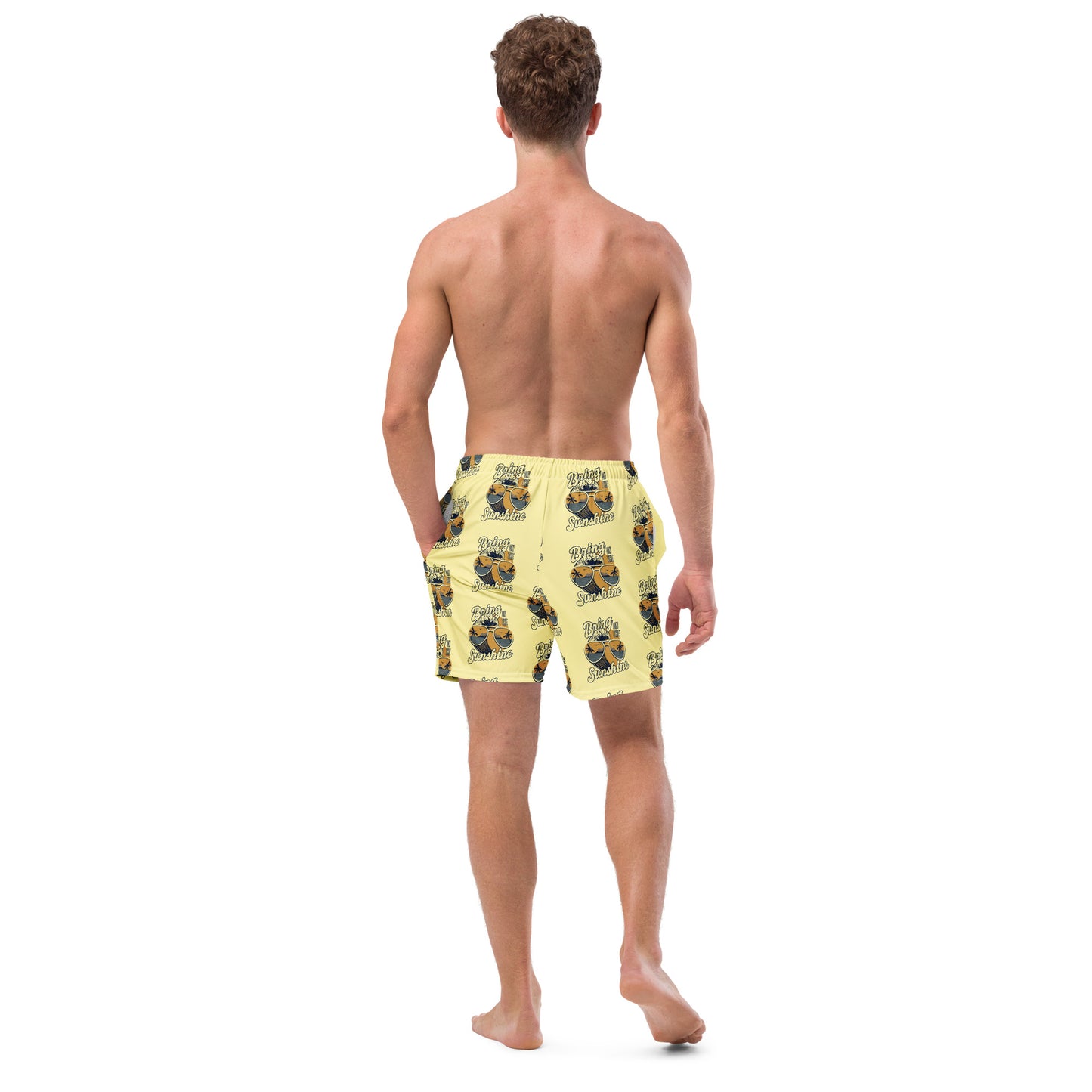 Men's Swim Trunks (Glamourange Mens Swim Trunks By Patterns - 0012 Model)