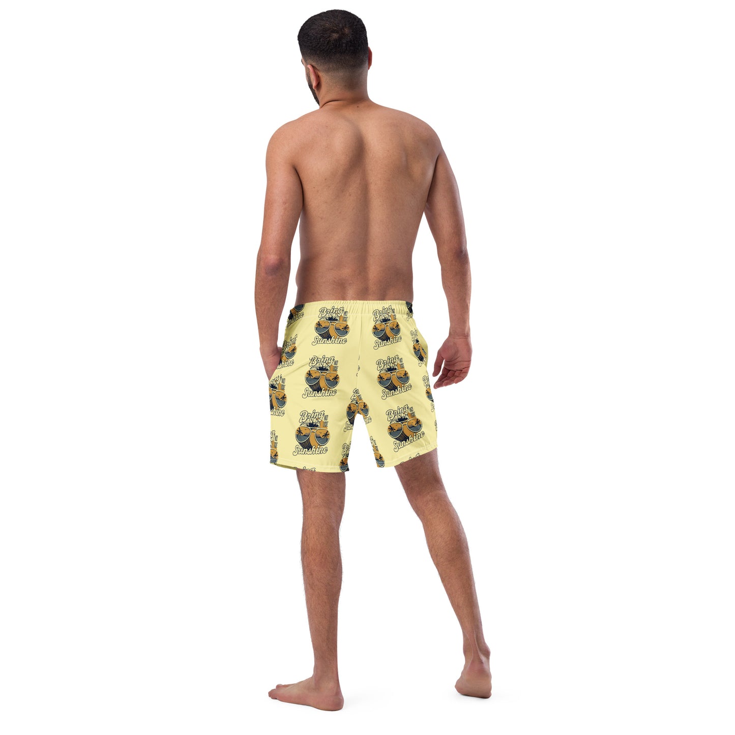 Men's Swim Trunks (Glamourange Mens Swim Trunks By Patterns - 0012 Model)