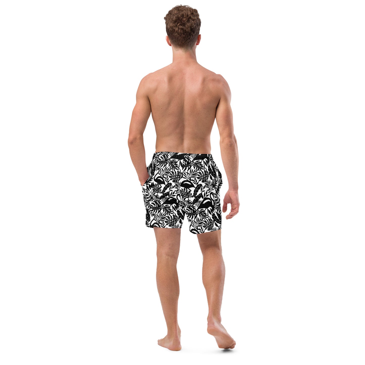 Men's Swim Trunks (Glamourange Mens Swim Trunks By Patterns - 0018 Model)