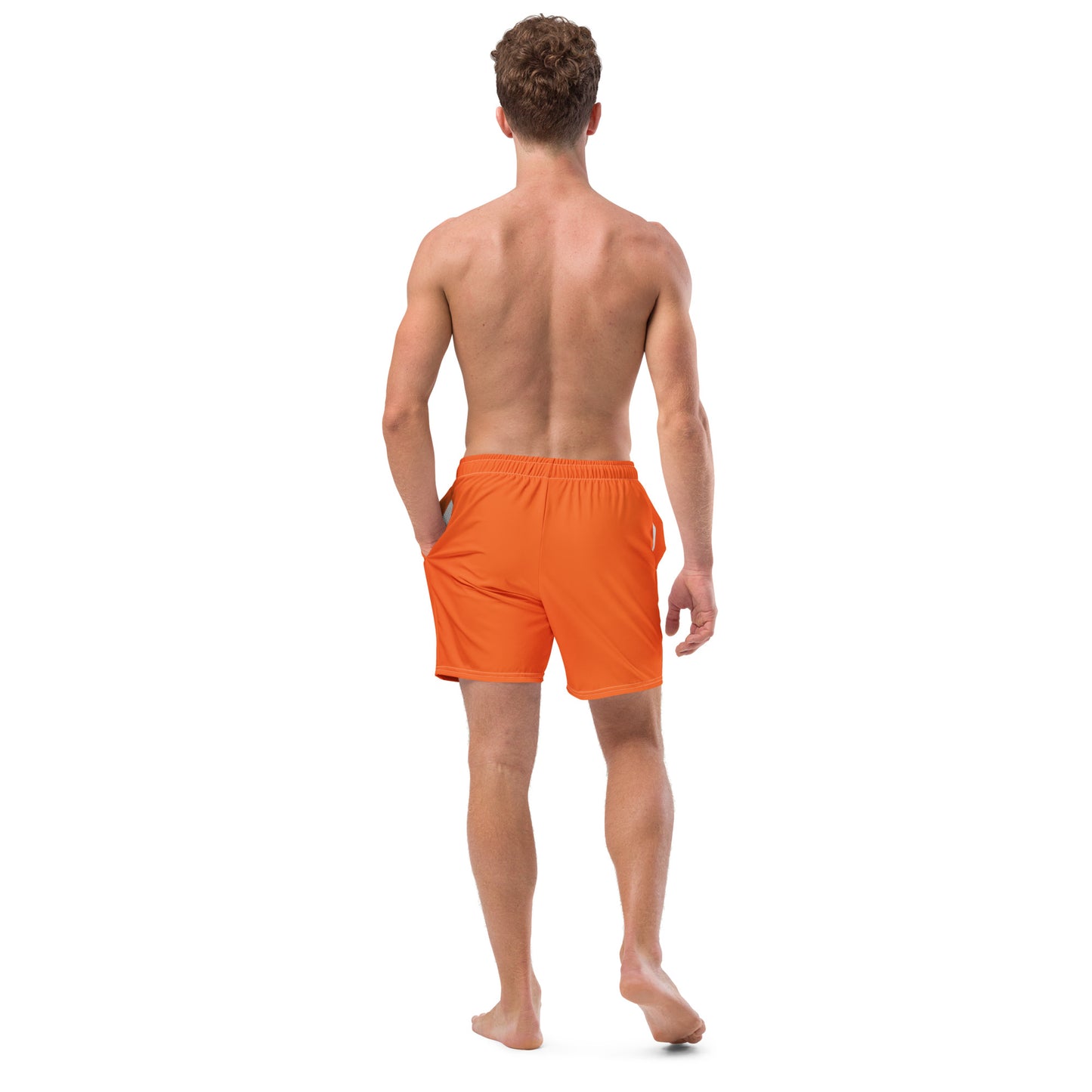 Men's Swim Trunks (Glamourange Mens Swim Trunks By Colours - 004 Model)