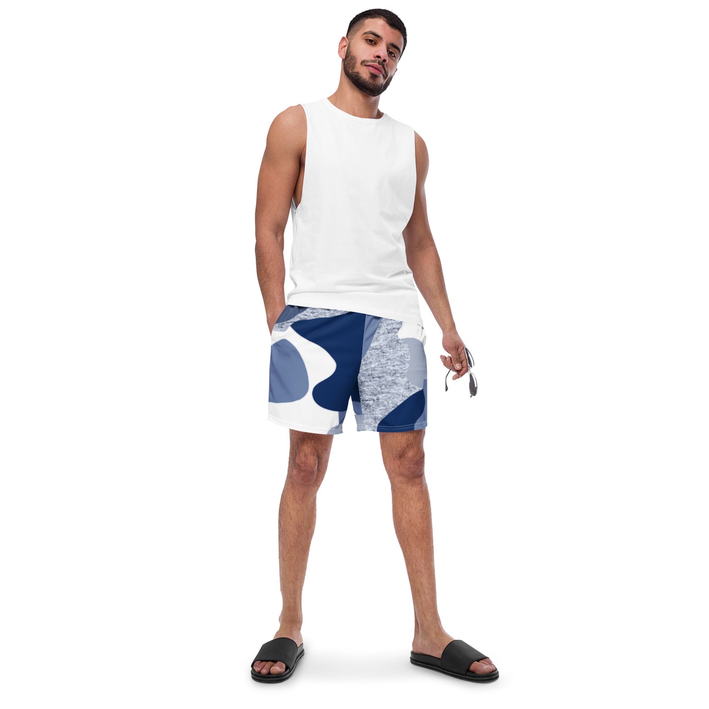 Men's Swim Trunks (Glamourange Mens Swim Trunks By Patterns - 001 Model)