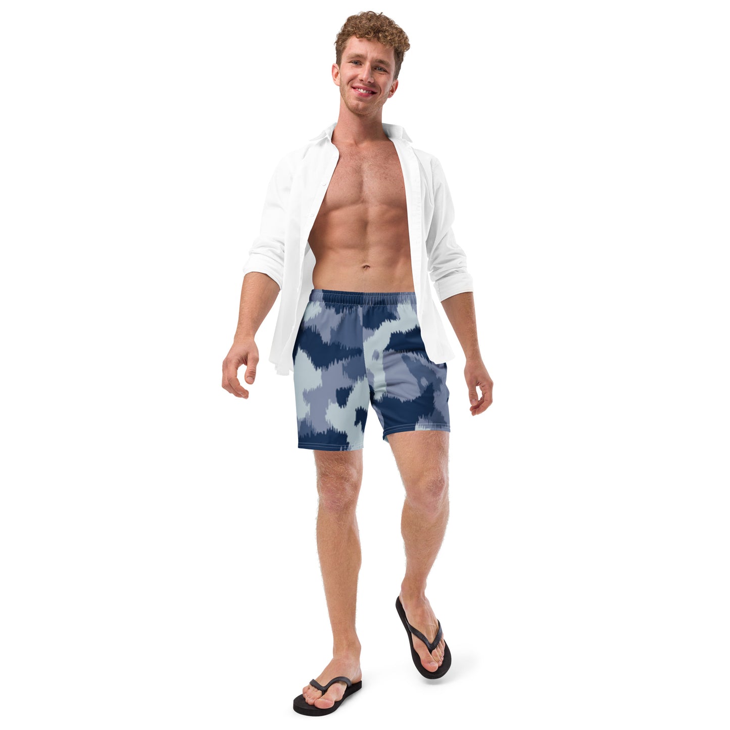 Men's Swim Trunks (Glamourange Mens Swim Trunks By Patterns - 003 Model)