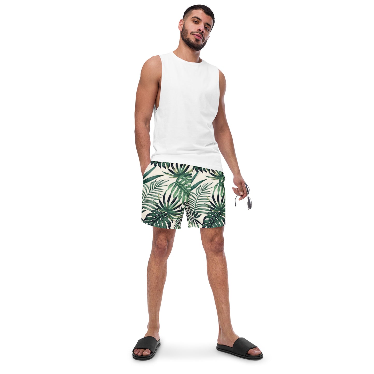 Men's Swim Trunks (Glamourange Mens Swim Trunks By Patterns - 009 Model)