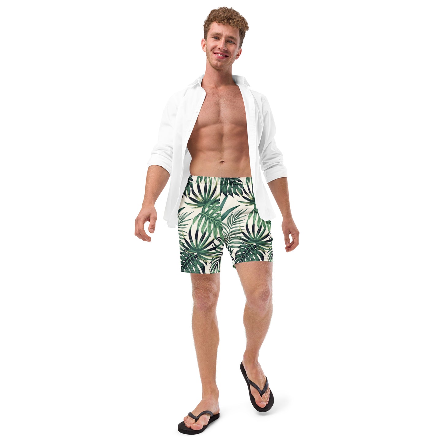 Men's Swim Trunks (Glamourange Mens Swim Trunks By Patterns - 009 Model)