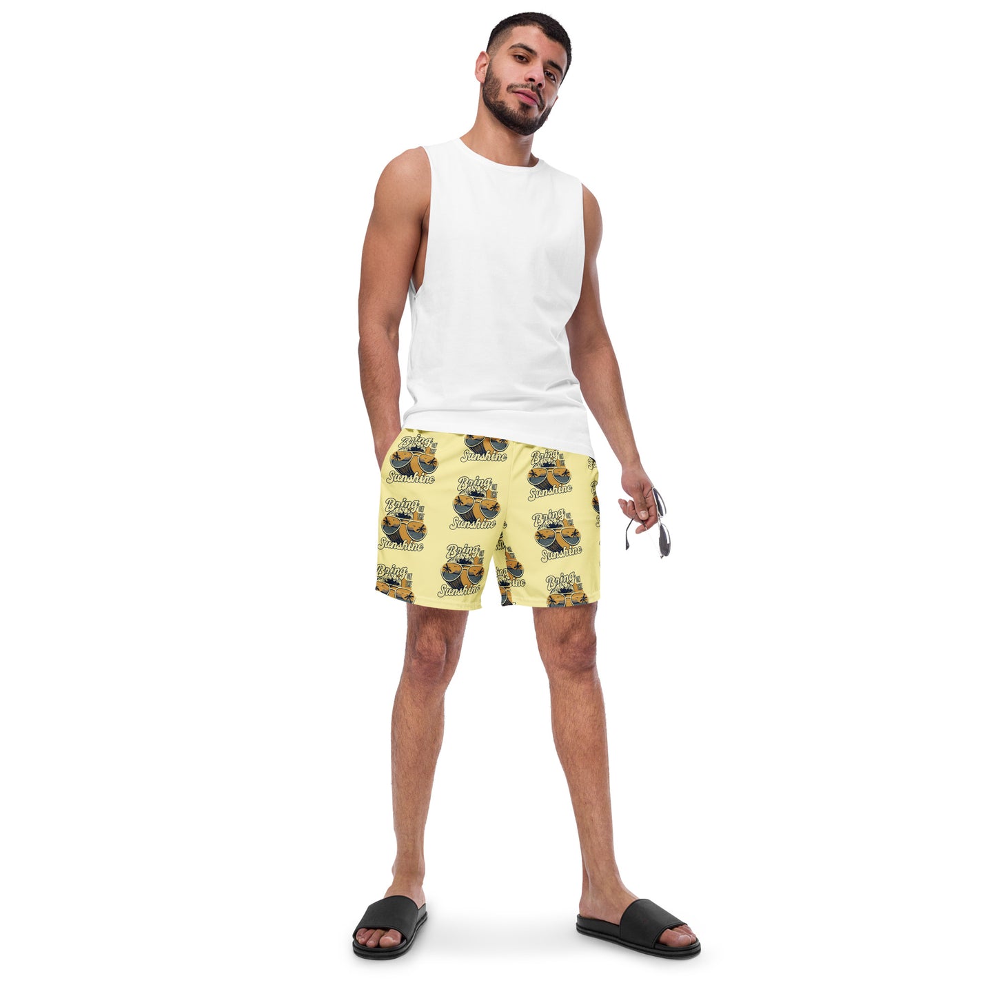 Men's Swim Trunks (Glamourange Mens Swim Trunks By Patterns - 0012 Model)