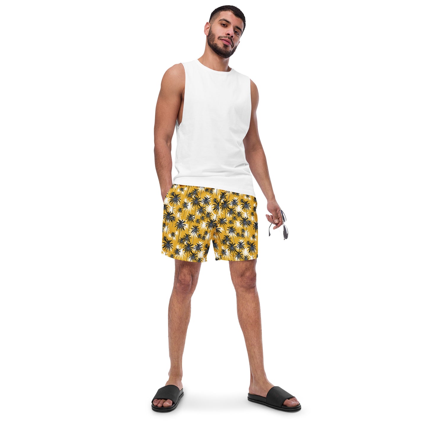 Men's Swim Trunks (Glamourange Mens Swim Trunks By Patterns - 0016 Model)