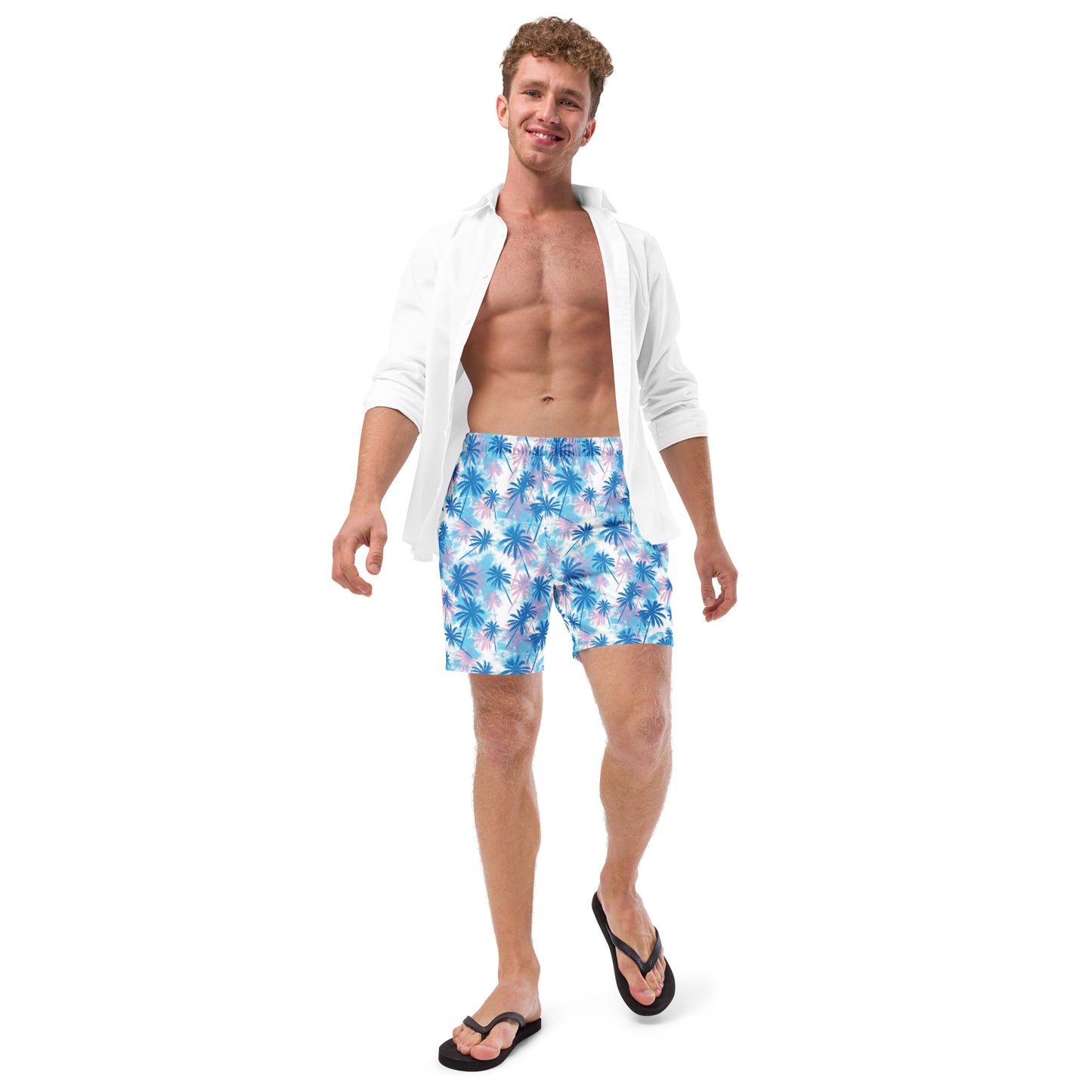 Men's Swim Trunks (Glamourange Mens Swim Trunks By Patterns - 0017 Model)