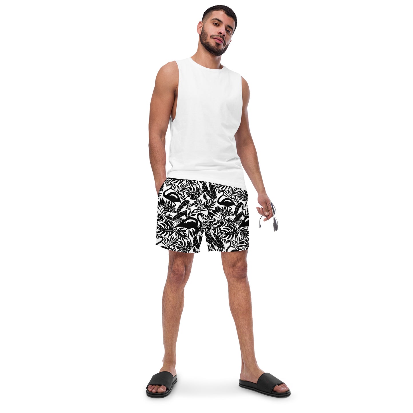 Men's Swim Trunks (Glamourange Mens Swim Trunks By Patterns - 0018 Model)