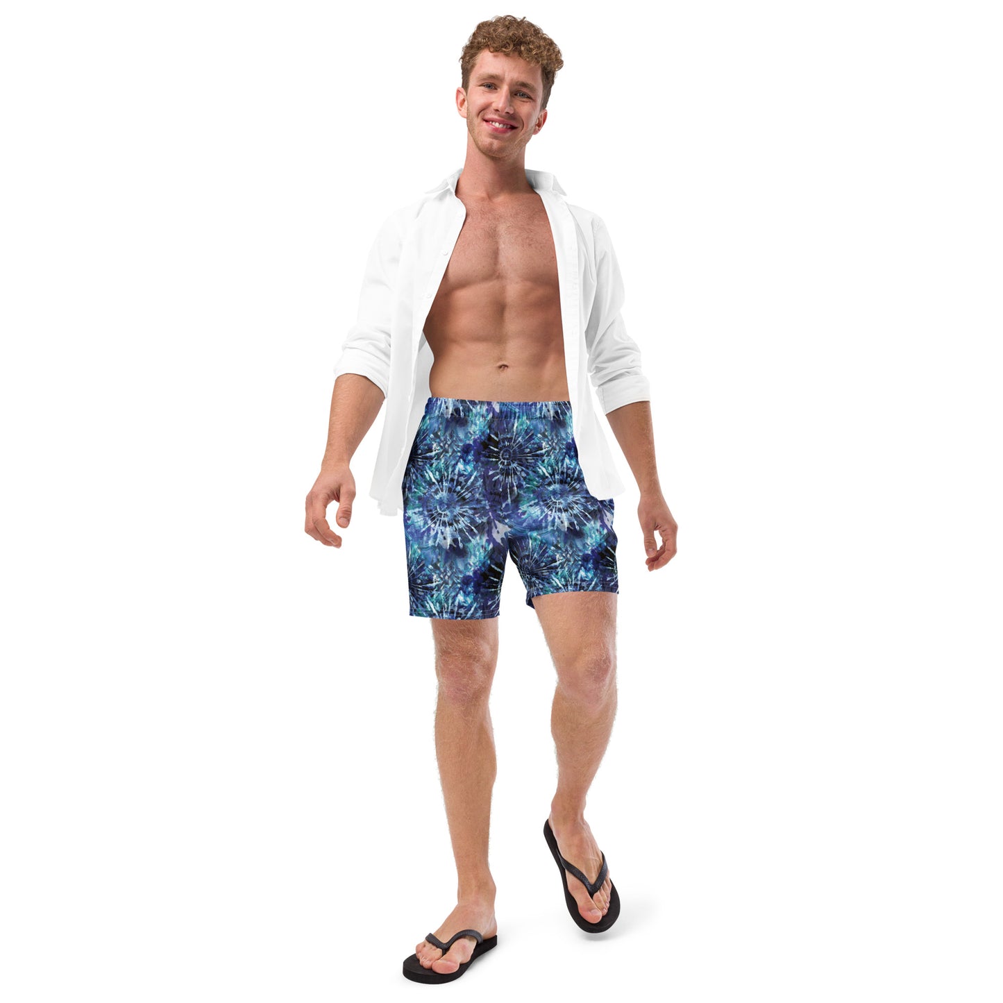 Men's Swim Trunks (Glamourange Mens Swim Trunks By Patterns - 0019 Model)