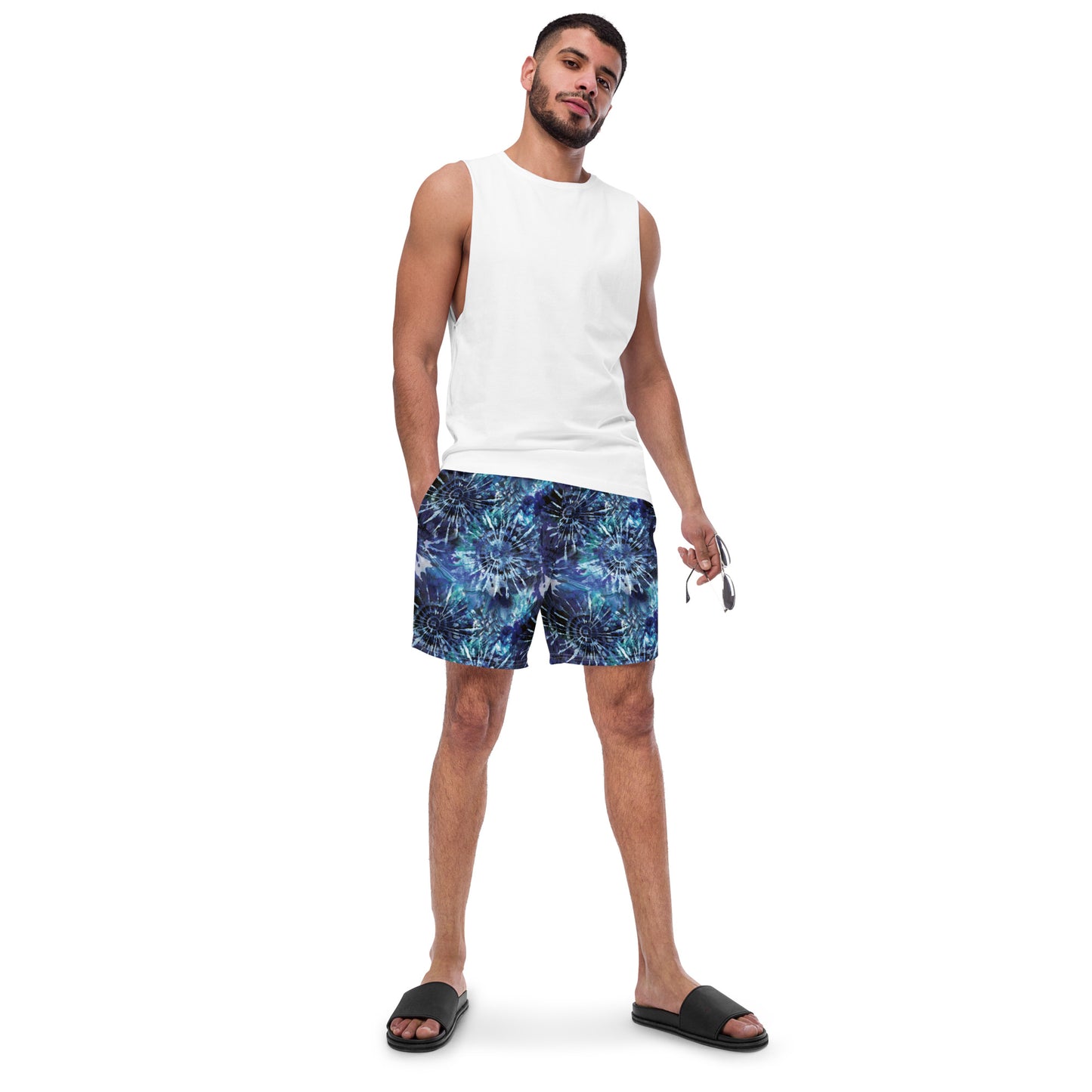 Men's Swim Trunks (Glamourange Mens Swim Trunks By Patterns - 0019 Model)