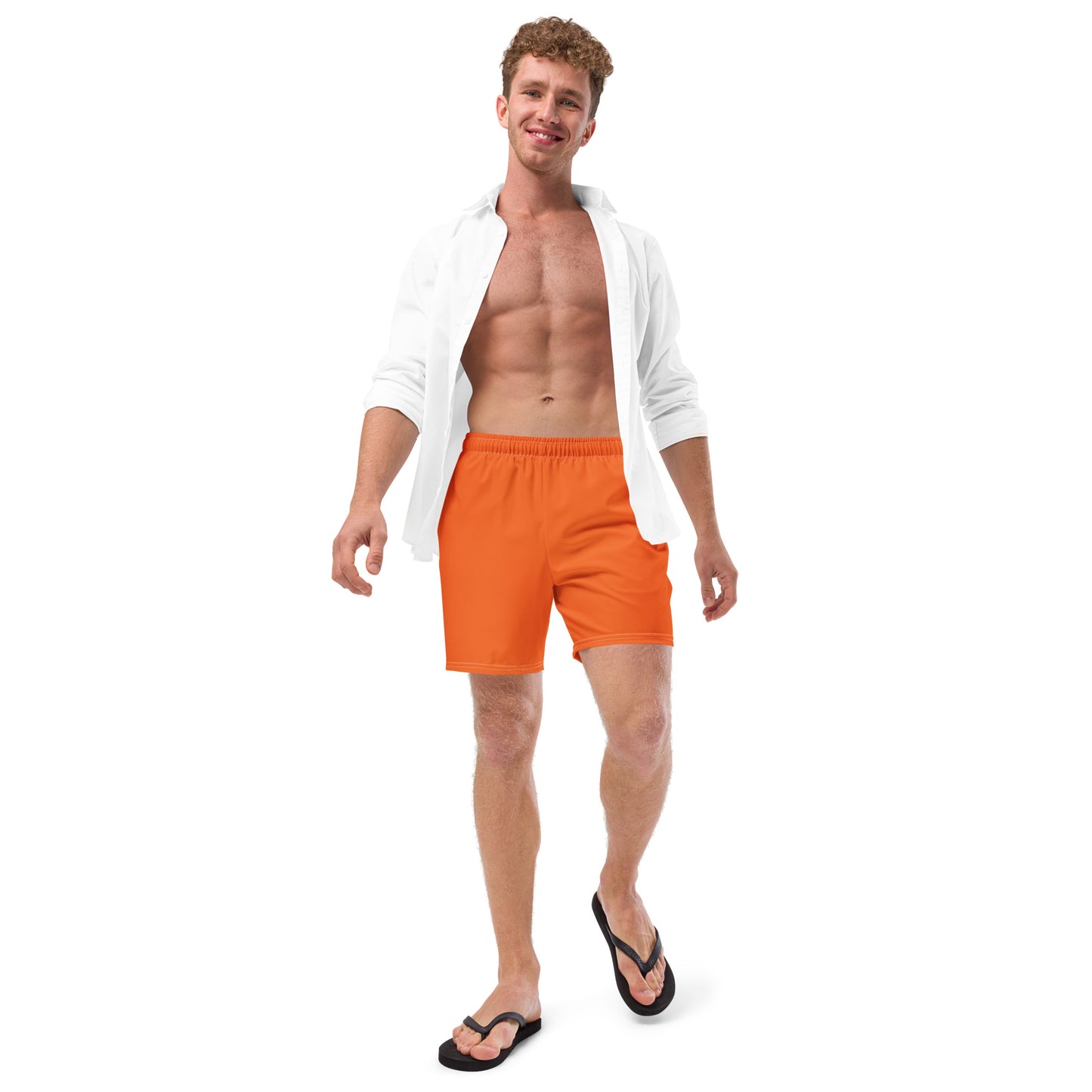 Men's Swim Trunks (Glamourange Mens Swim Trunks By Colours - 004 Model)