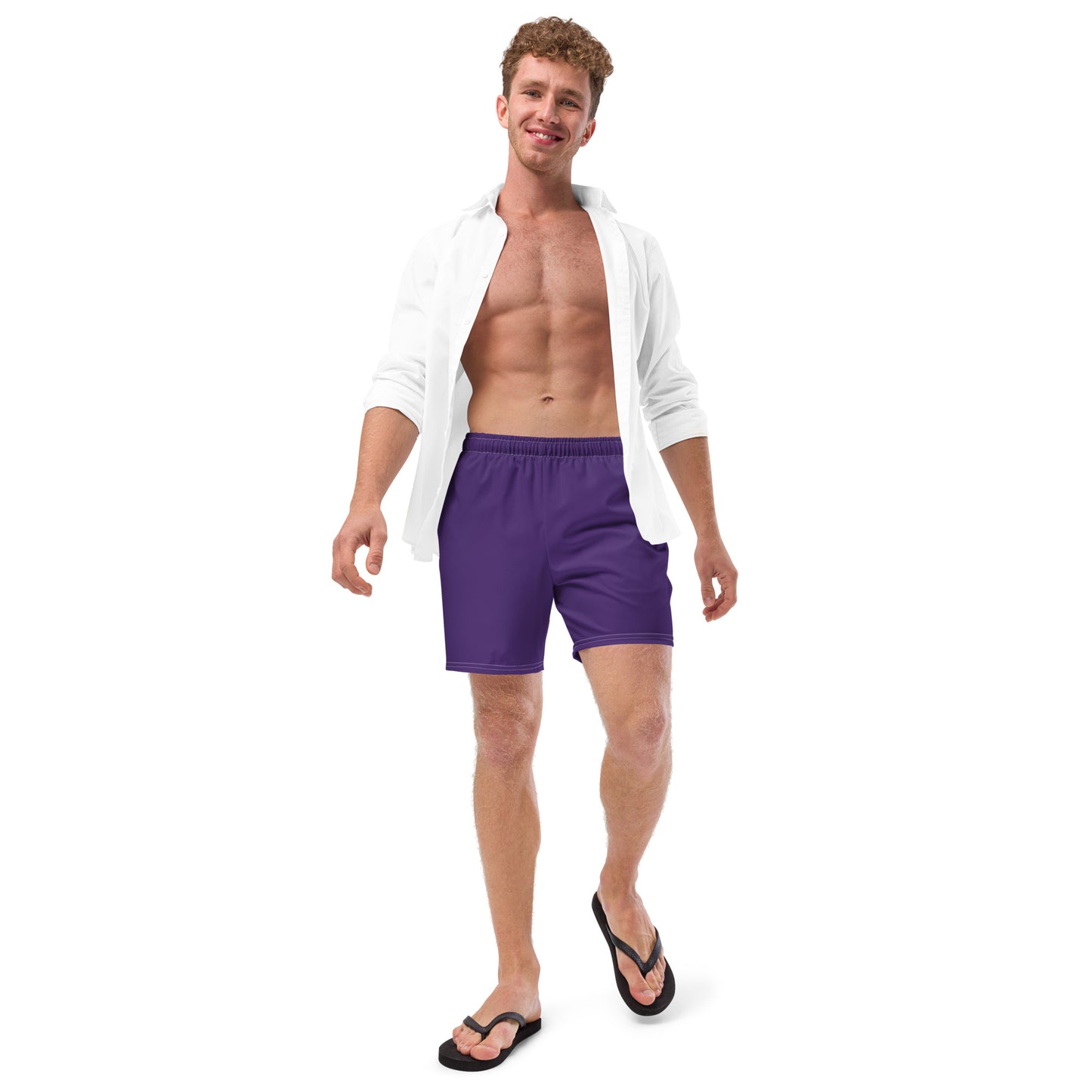 Men's Swim Trunks (Glamourange Mens Swim Trunks By Colours - 009 Model)