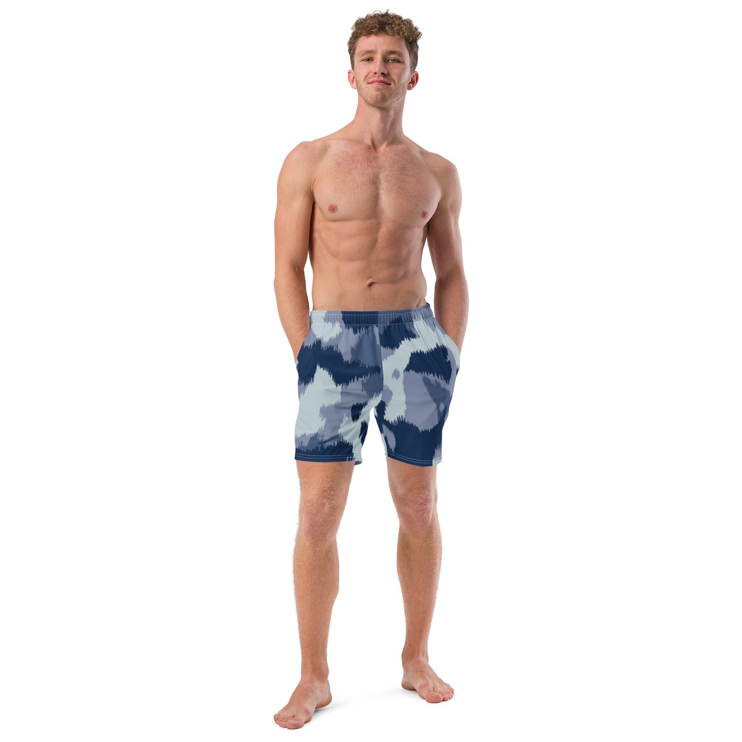 Men's Swim Trunks (Glamourange Mens Swim Trunks By Patterns - 003 Model)