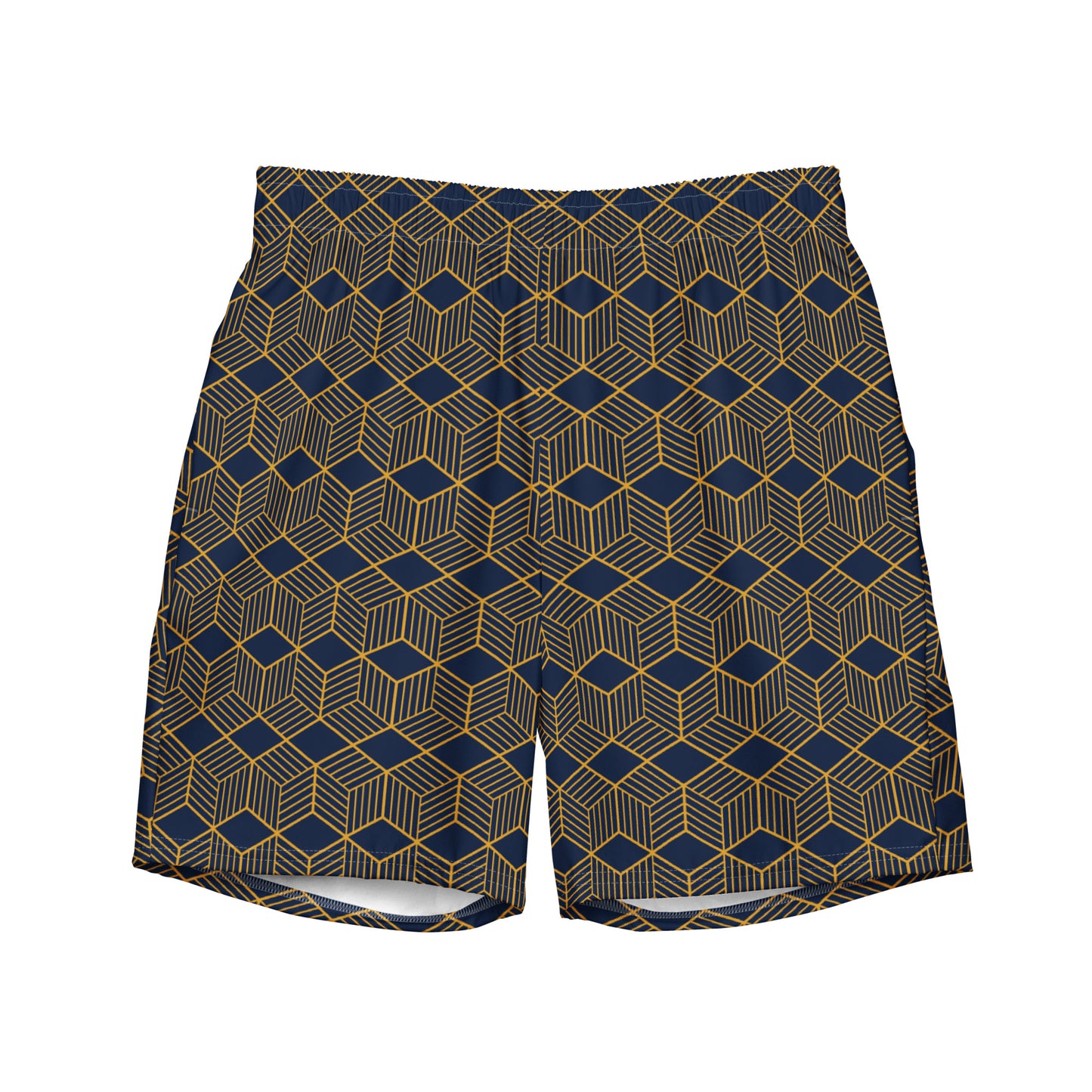 Men's Swim Trunks (Glamourange Mens Swim Trunks By Patterns - 005 Model)