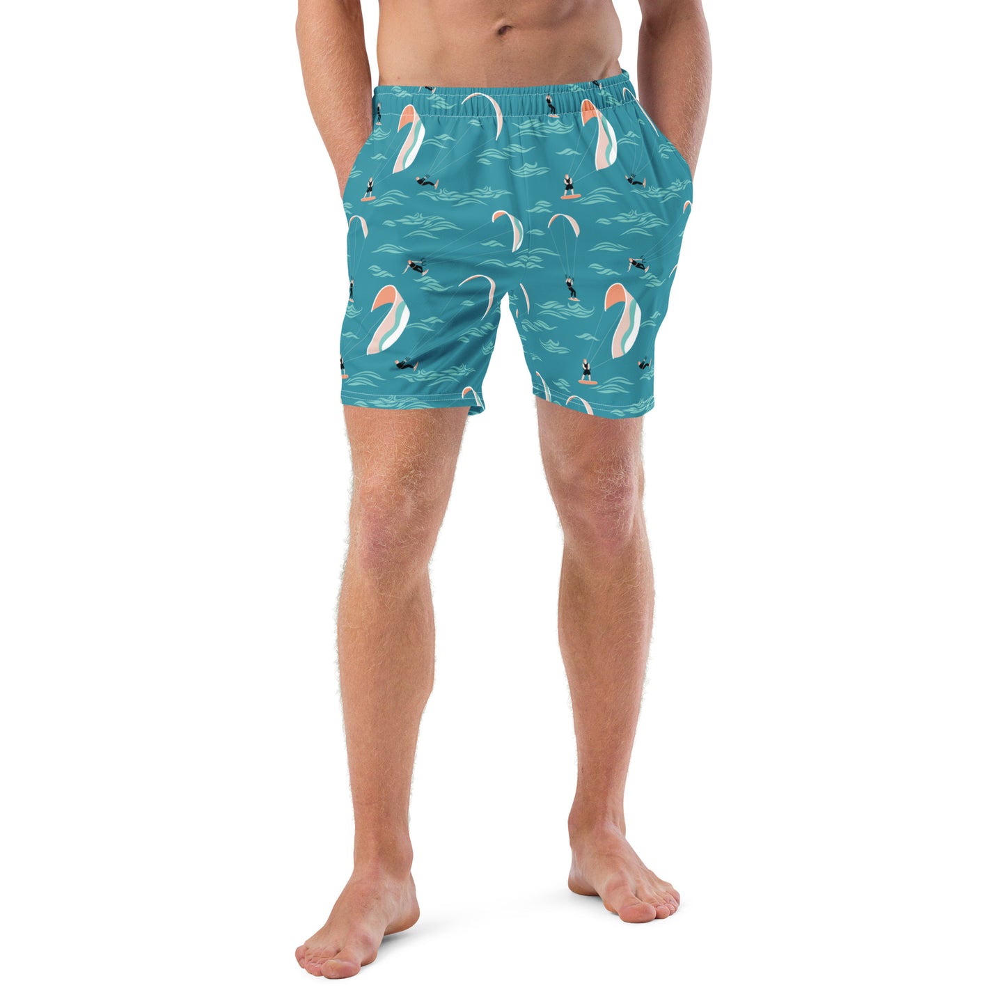 Men's Swim Trunks (Glamourange Mens Swim Trunks By Patterns - 006 Model)