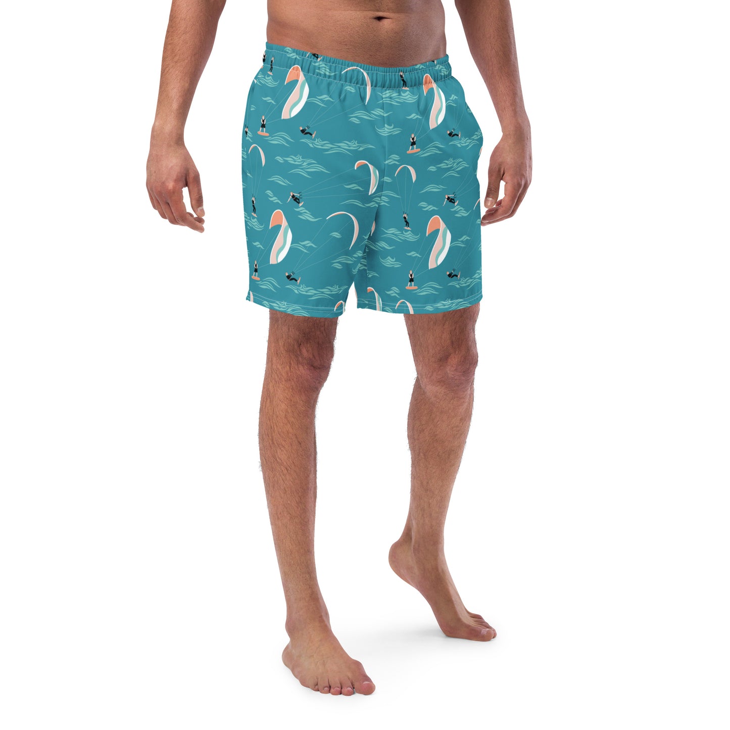 Men's Swim Trunks (Glamourange Mens Swim Trunks By Patterns - 006 Model)