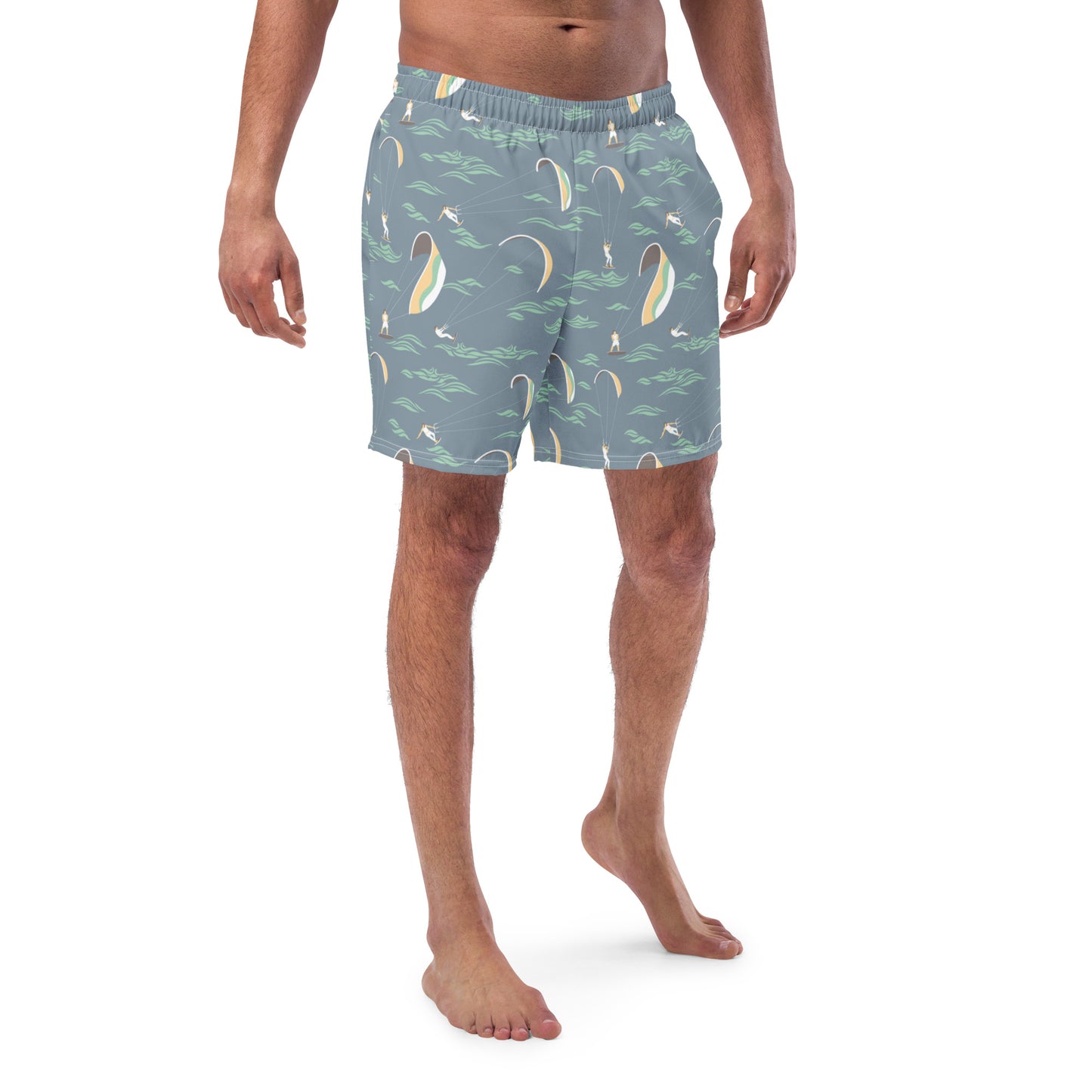 Men's Swim Trunks (Glamourange Mens Swim Trunks By Patterns - 007 Model)