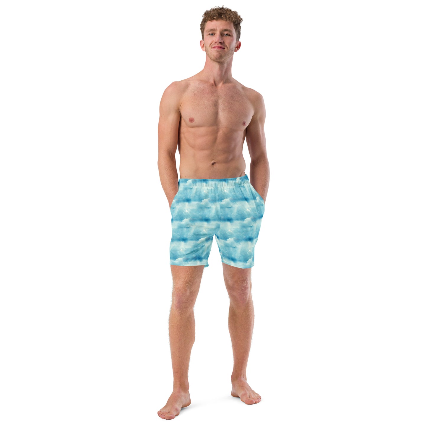 Men's Swim Trunks (Glamourange Mens Swim Trunks By Patterns - 008 Model)